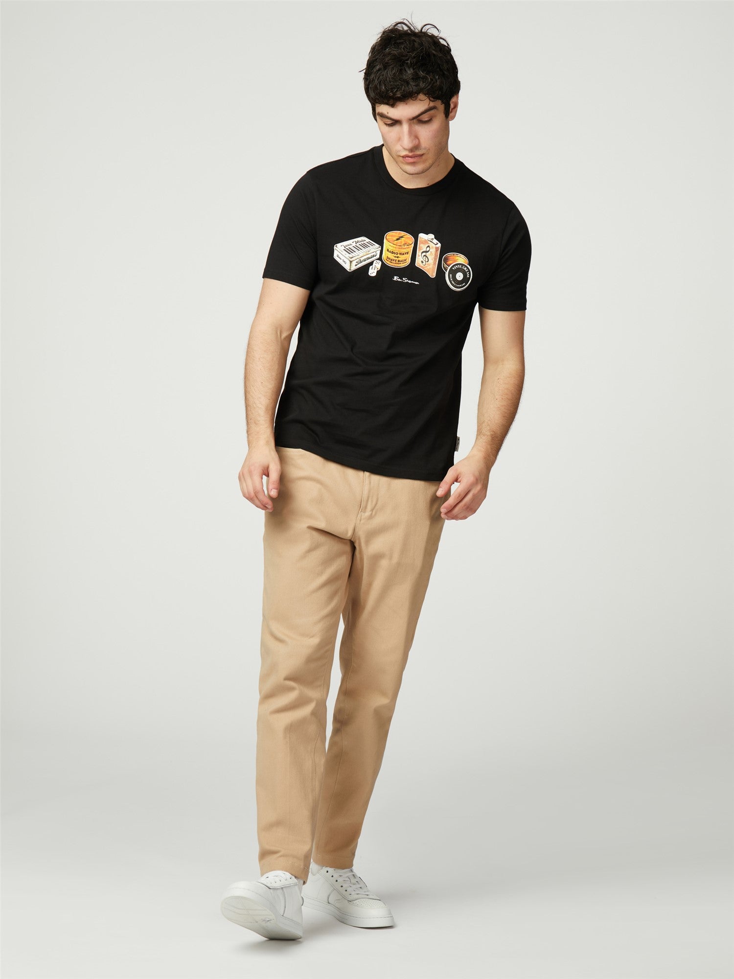 Ben Sherman - Gentlemens Tins Tee - Black