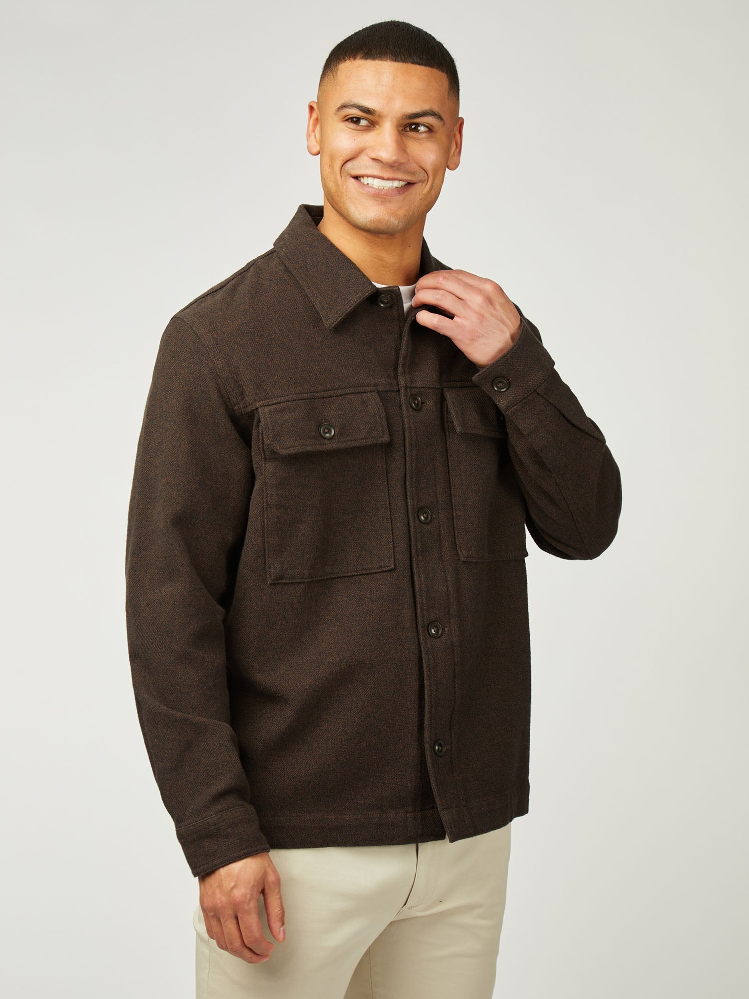 Ben Sherman - Cotton Jacket - Cocoa
