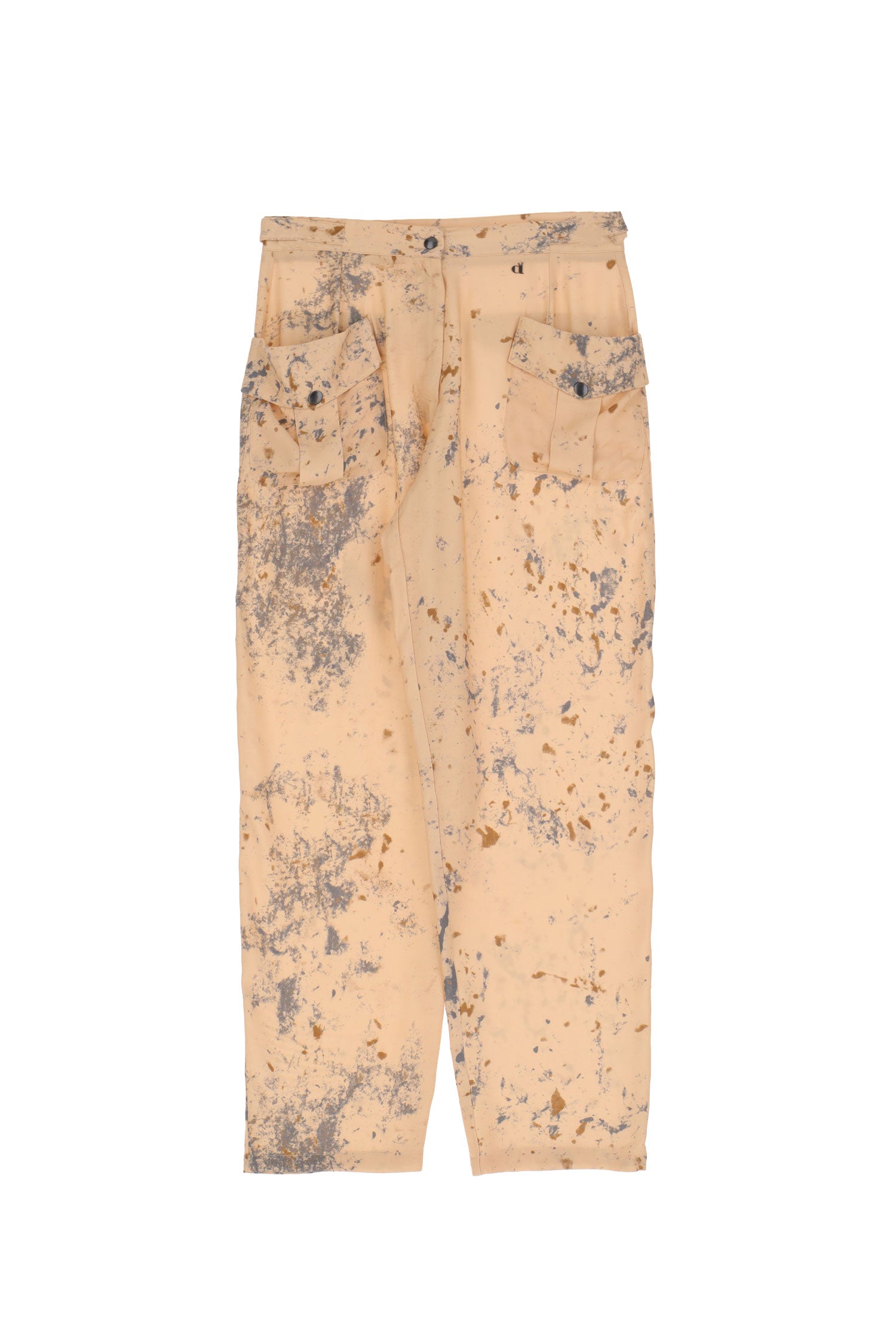 Dixie - Paint Splatter Print Pant - Burro