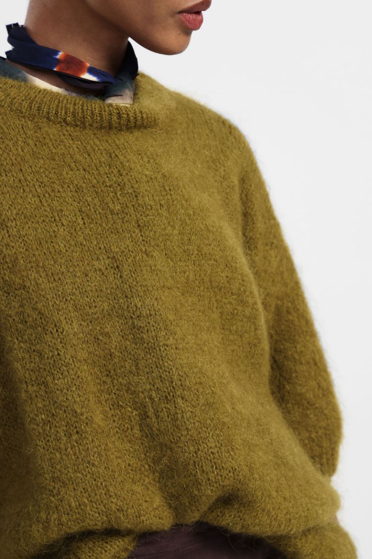 Dixie - 3/4 Sleeve Pullover - Olive