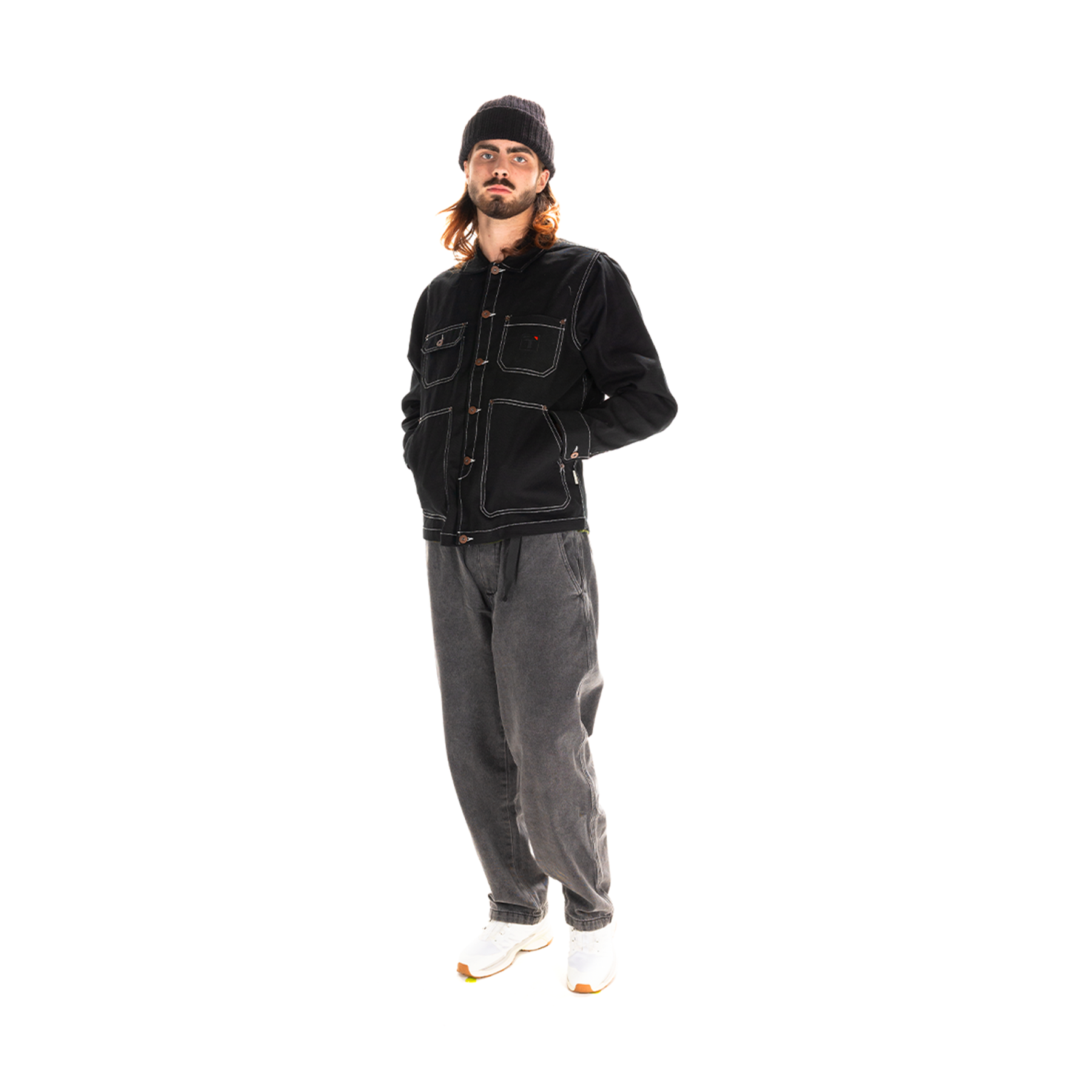Taikan - Work Jacket - Black Contrast