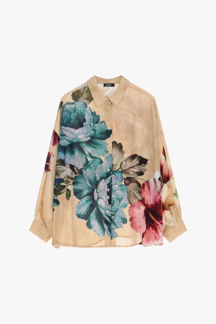 Dixie - Dahlia Print Shirt - Multi