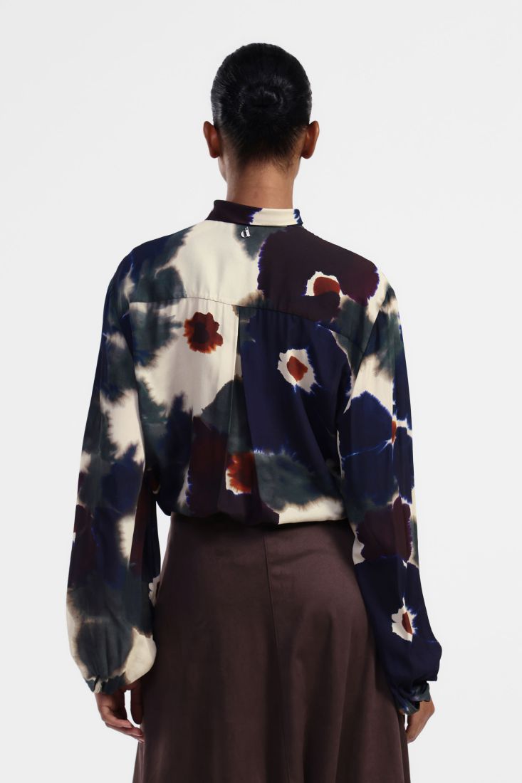 Dixie - Pansy Print Shirt - Multi