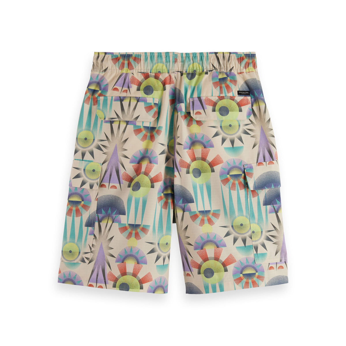 Scotch & Soda - Wide Fit Cargo Short - Luna Pier White