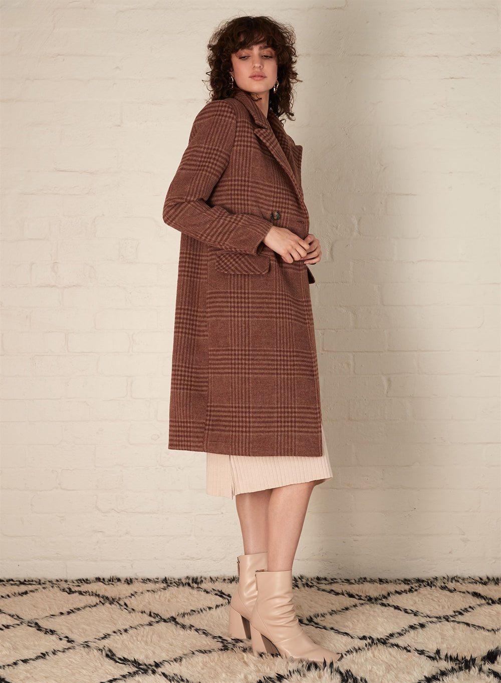 Esmaee - Ritz Coat - Rust Check