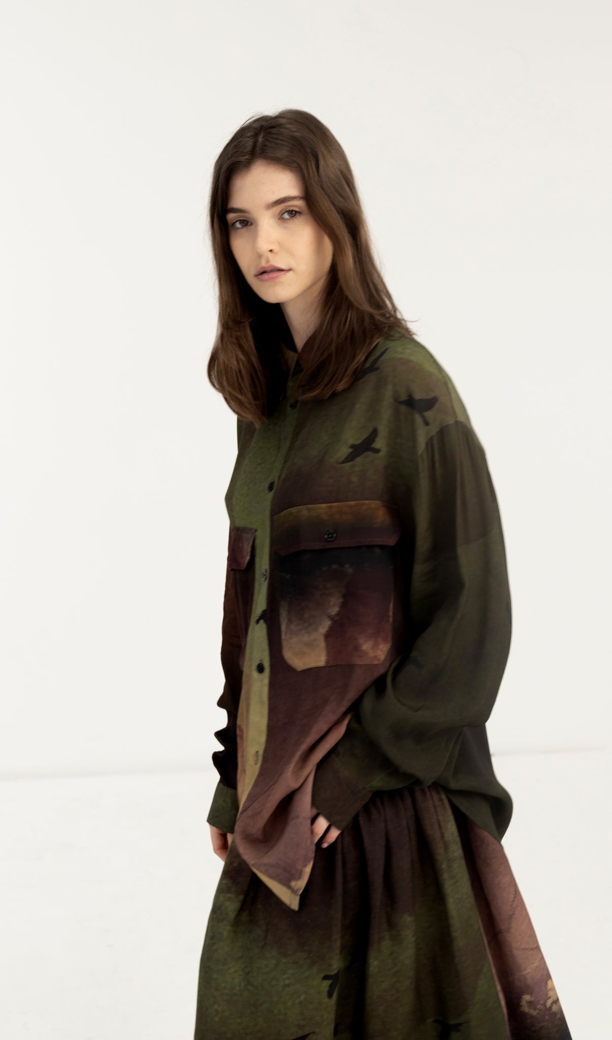 Salasai - Crimson Tide Shirt - Rainbird Print