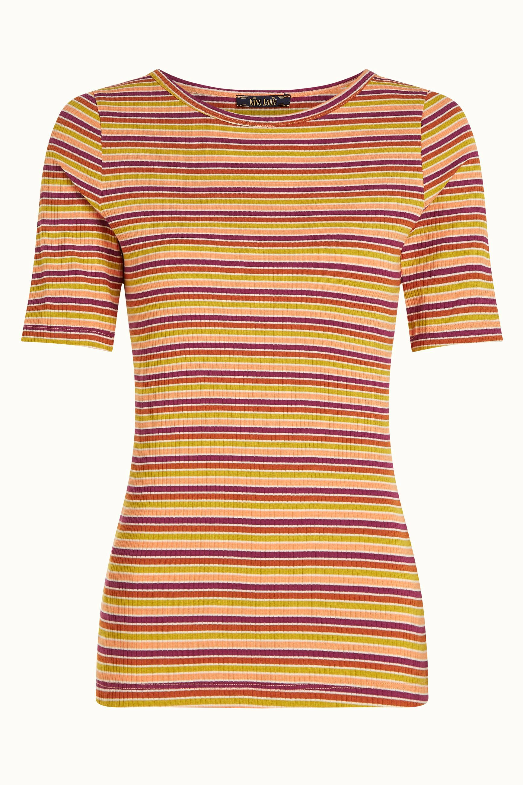 King Louie - Lily Tee Cleo Stripe - Cream