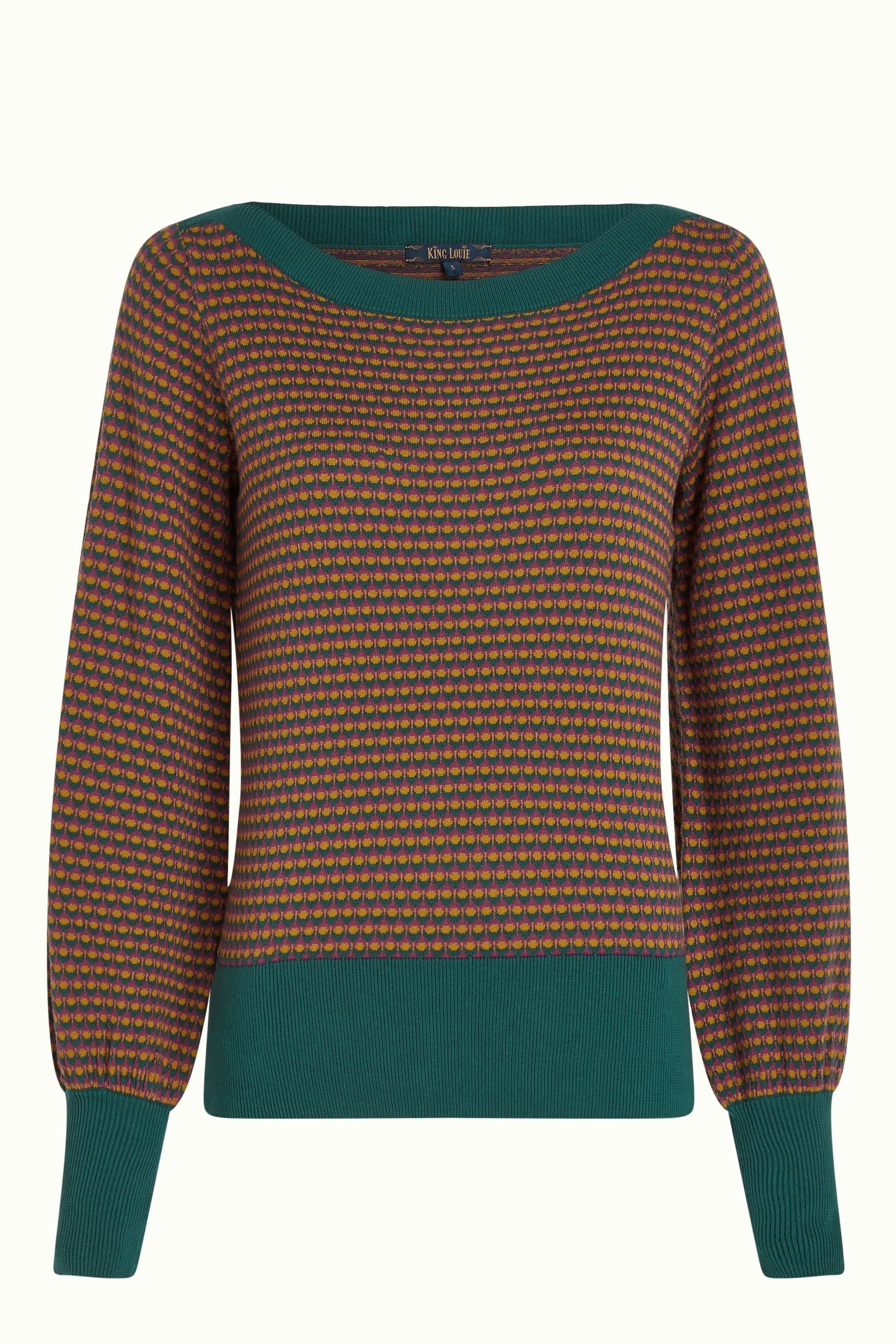 King Louie - Audrey Bell Sleeve Top Graham - Pine Green