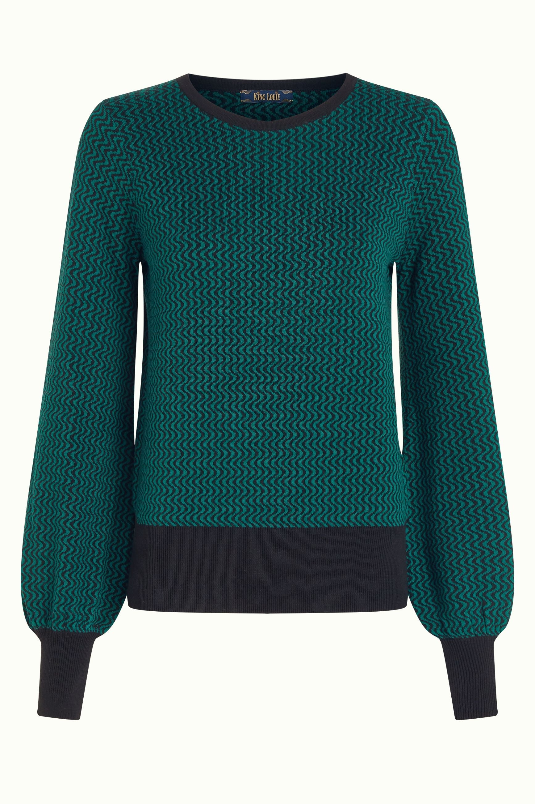 King Louie - Bell Sleeve Top Teddy - Antique Green