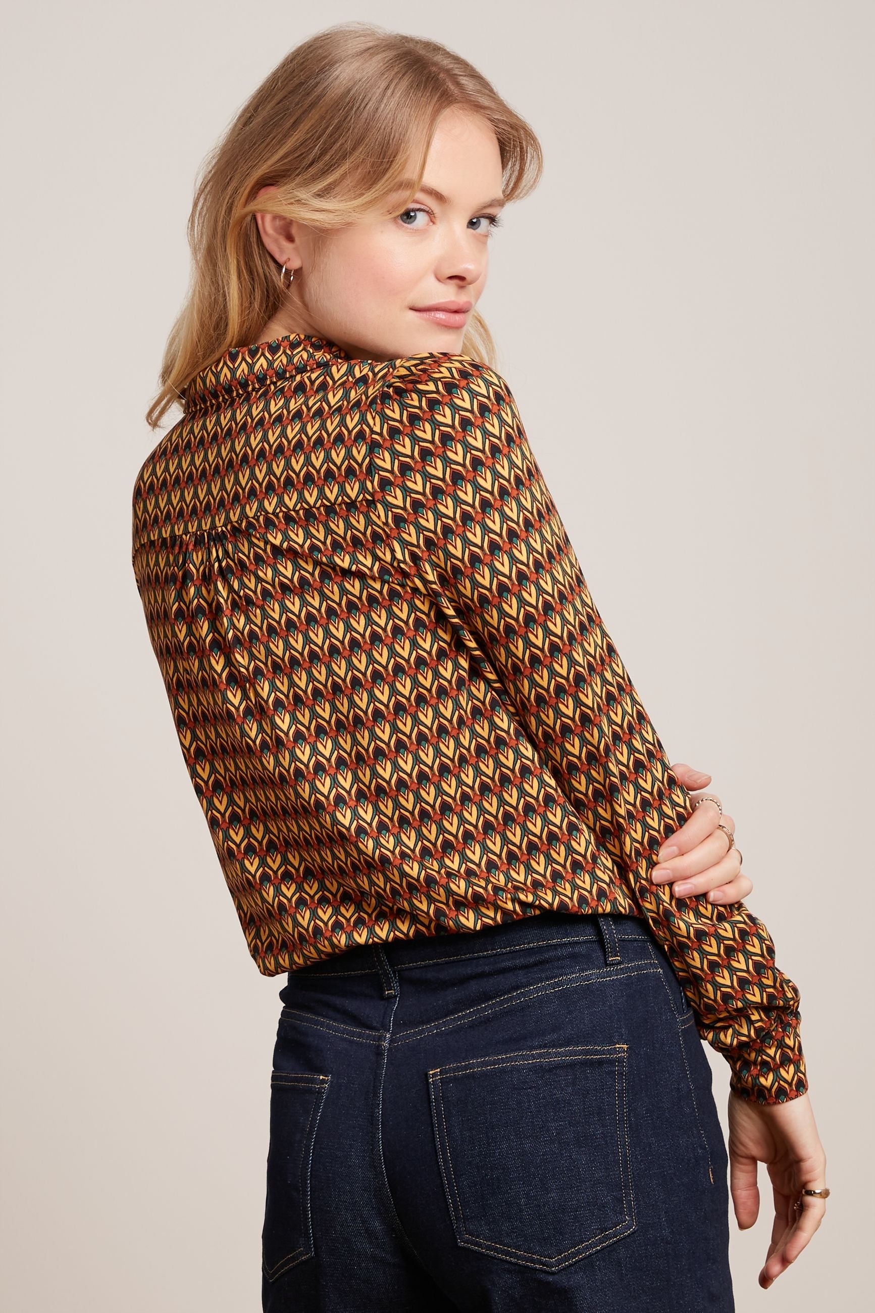 King Louie - Maisie Blouse Dandy - Black