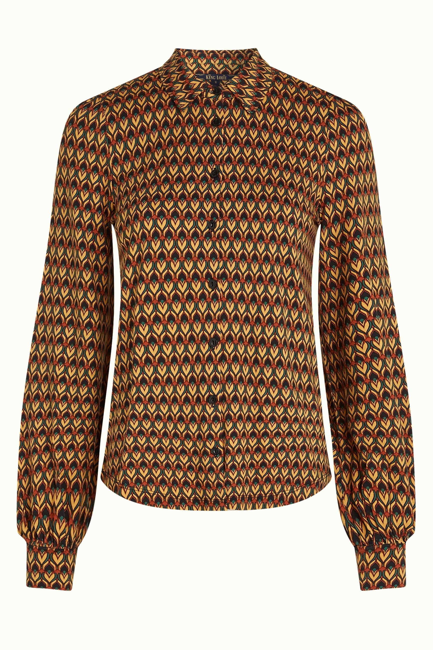 King Louie - Maisie Blouse Dandy - Black