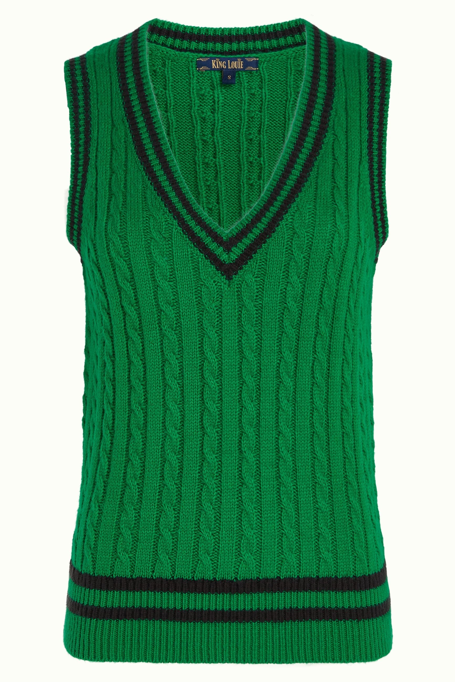 King Louie - V Neck Spencer College - Very Green