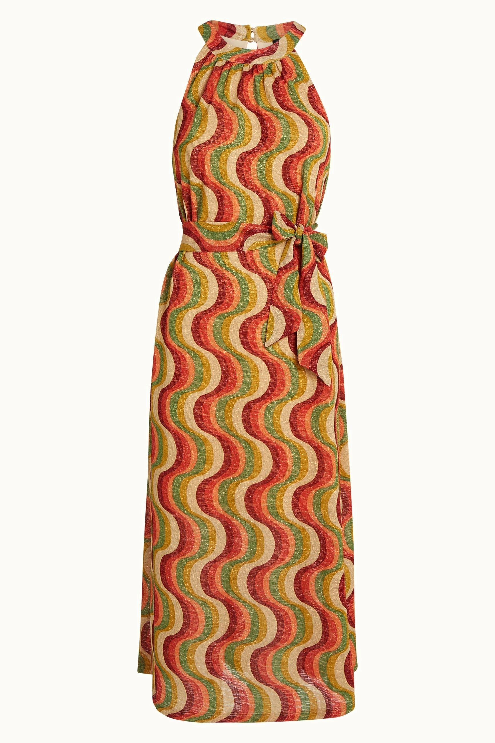 King Louie - Virna Midi Dress Jiggy - Ribbon Red