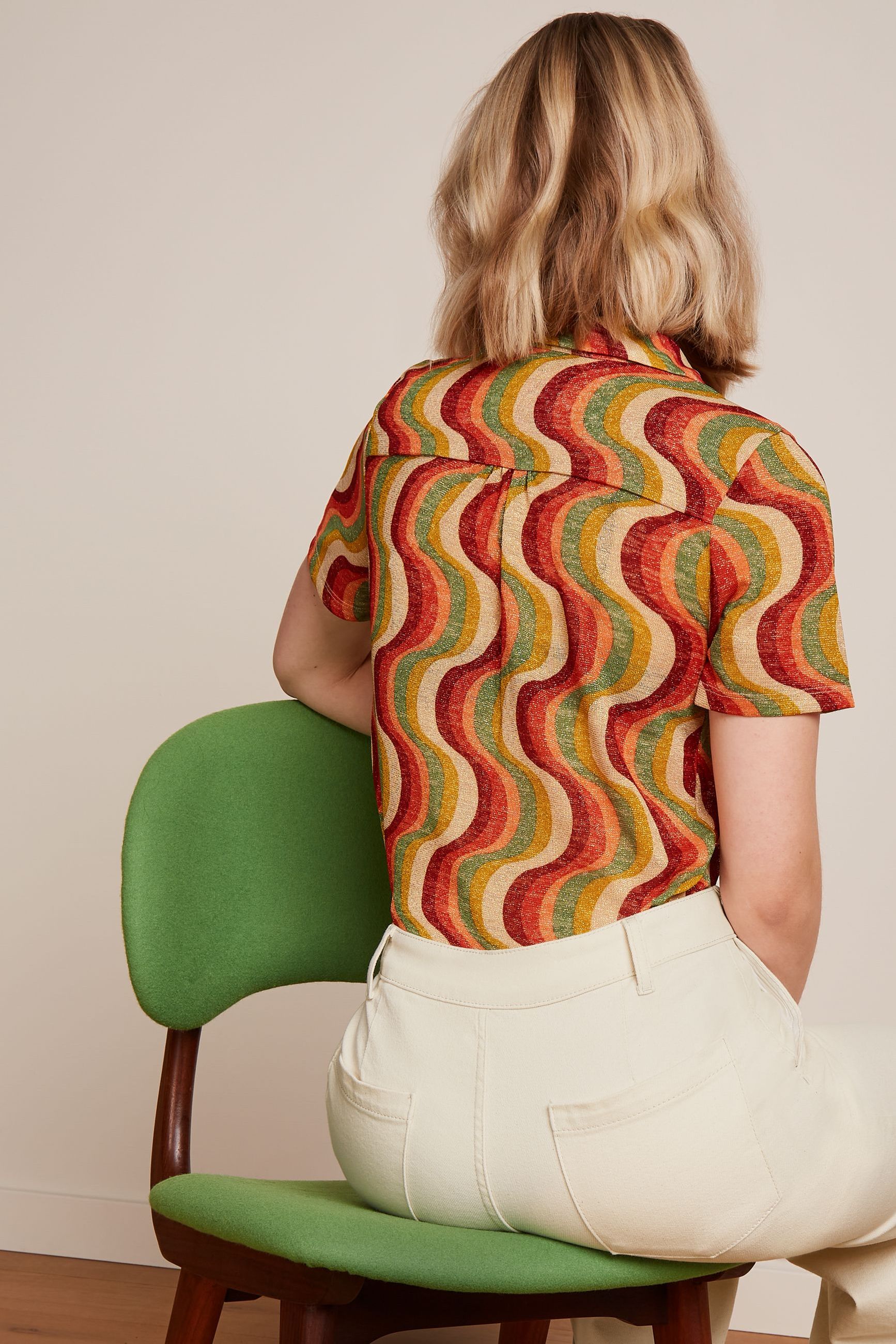 King Louie - Maisie Blouse Jiggy - Ribbon Red