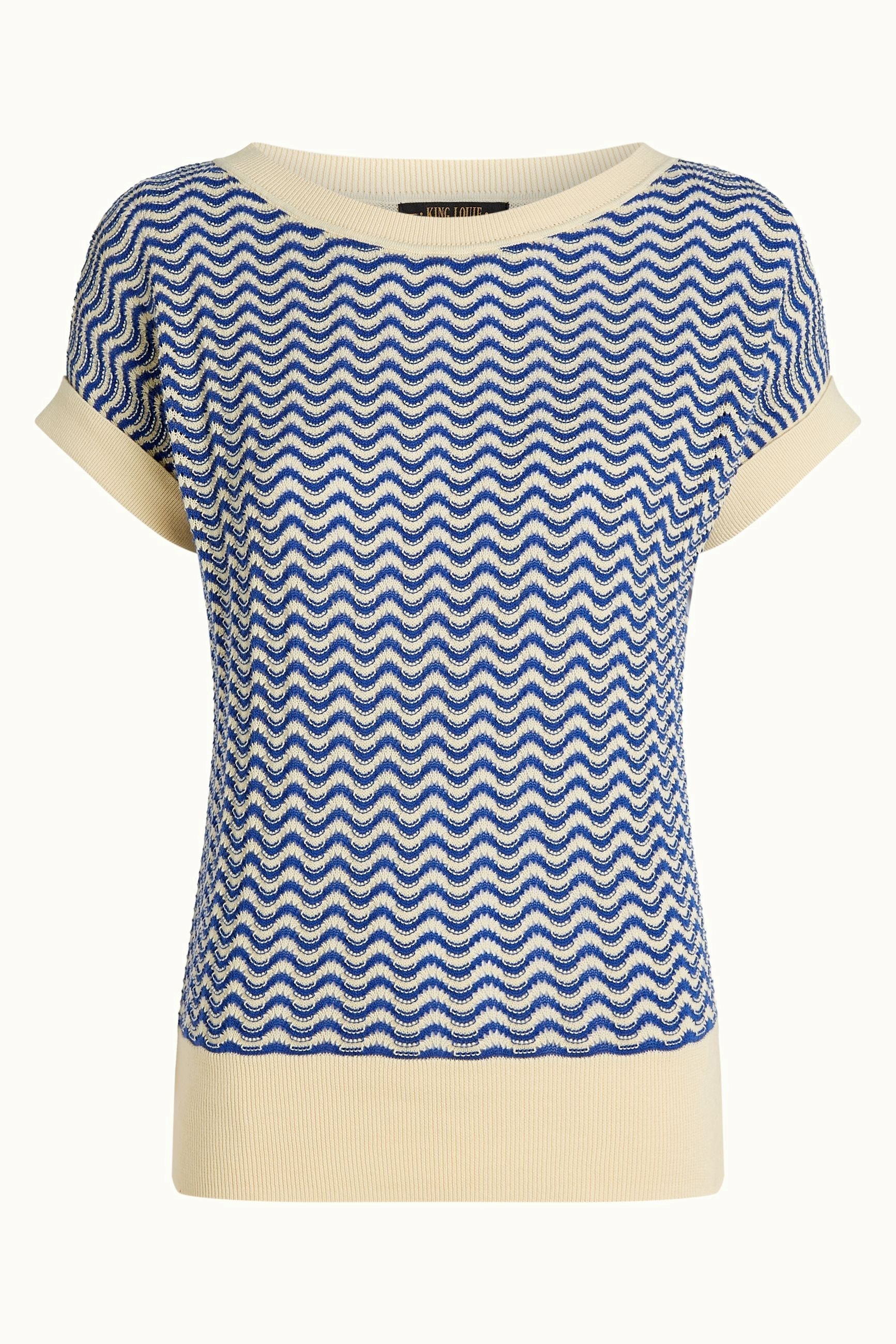 King Louie - Boatneck Top Tide - Bluing