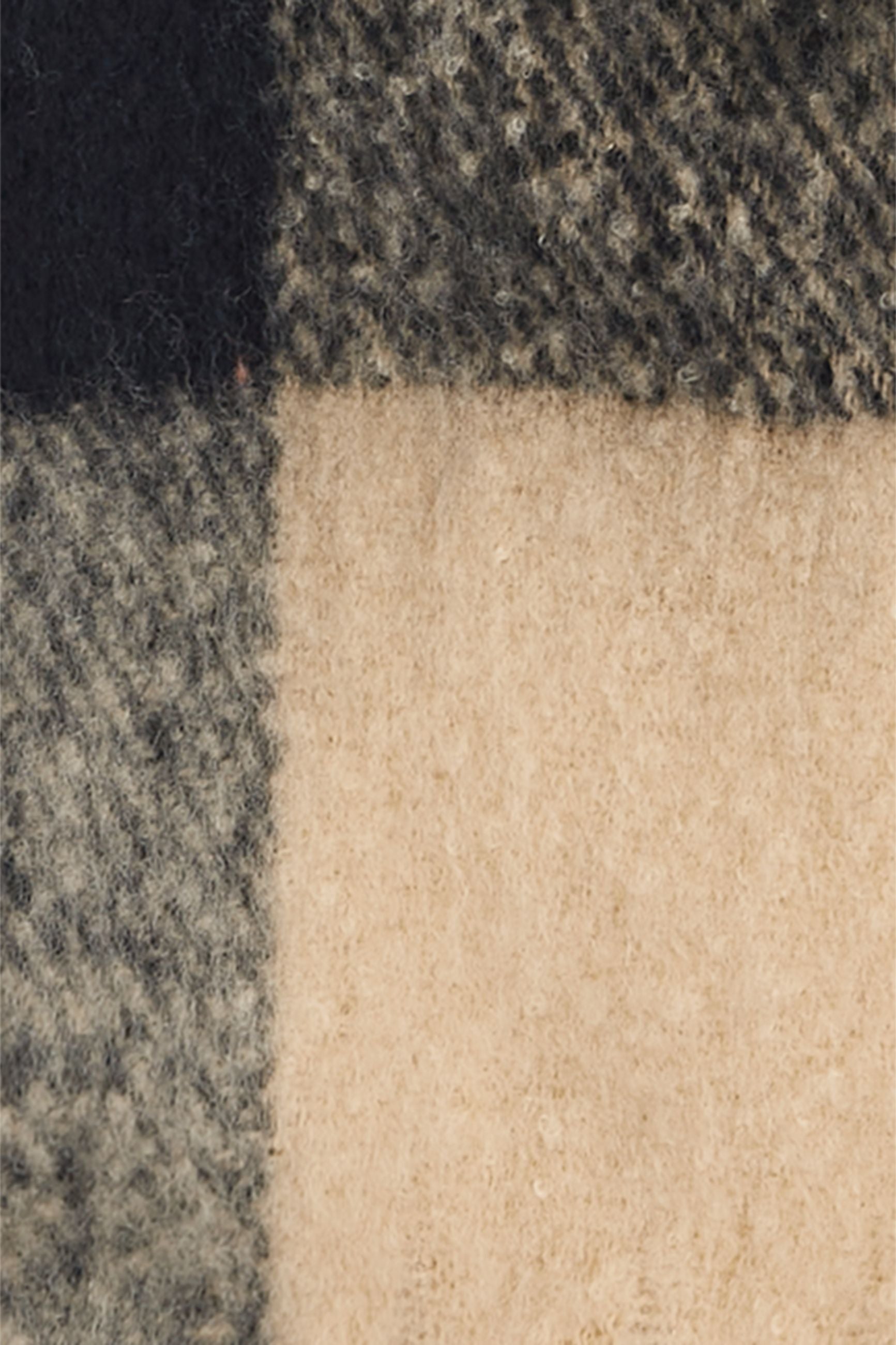 King Louie - Check Scarf Two Tone - Black