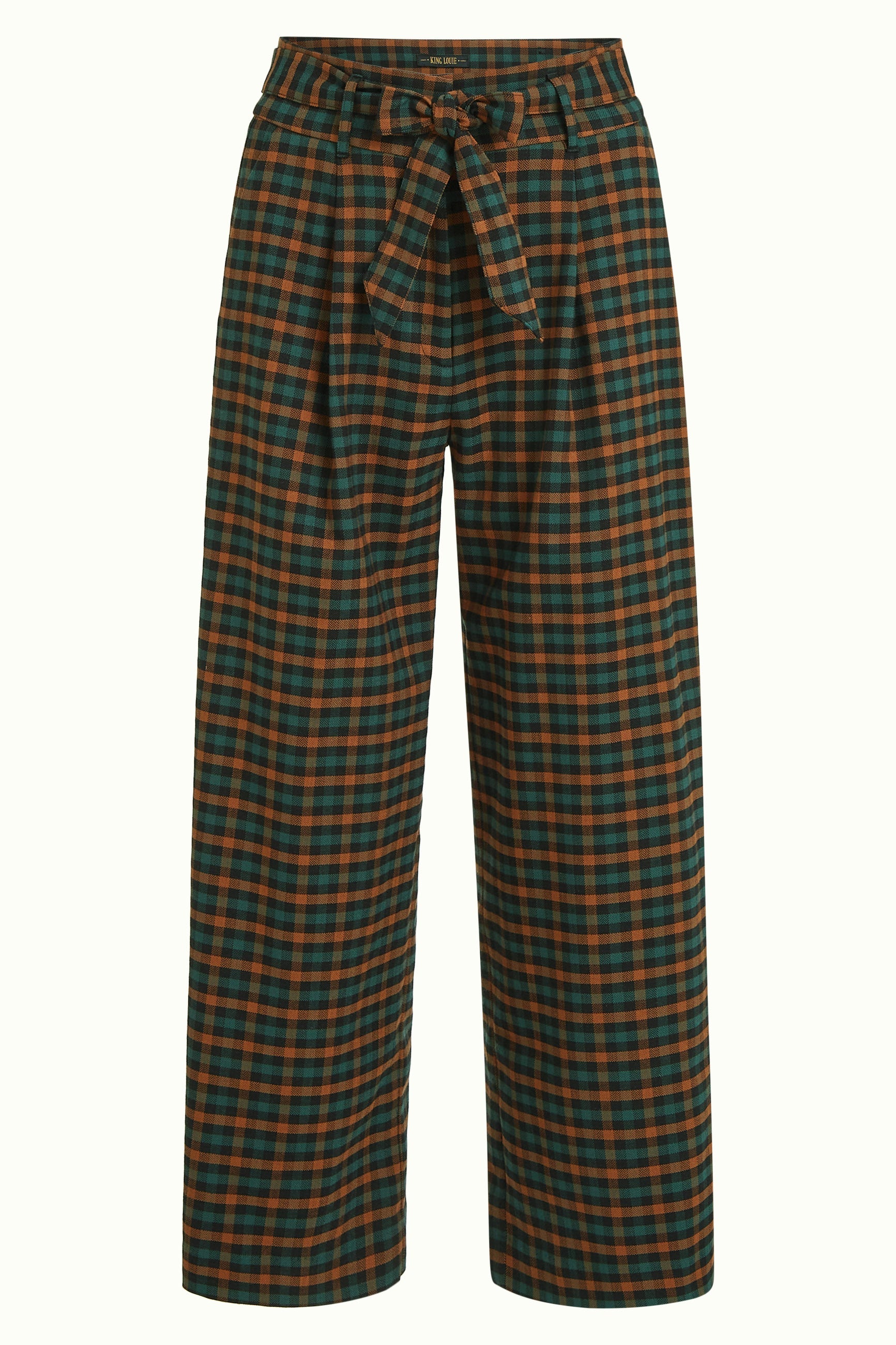 King Louie - Ava Pant Brook Check - Black