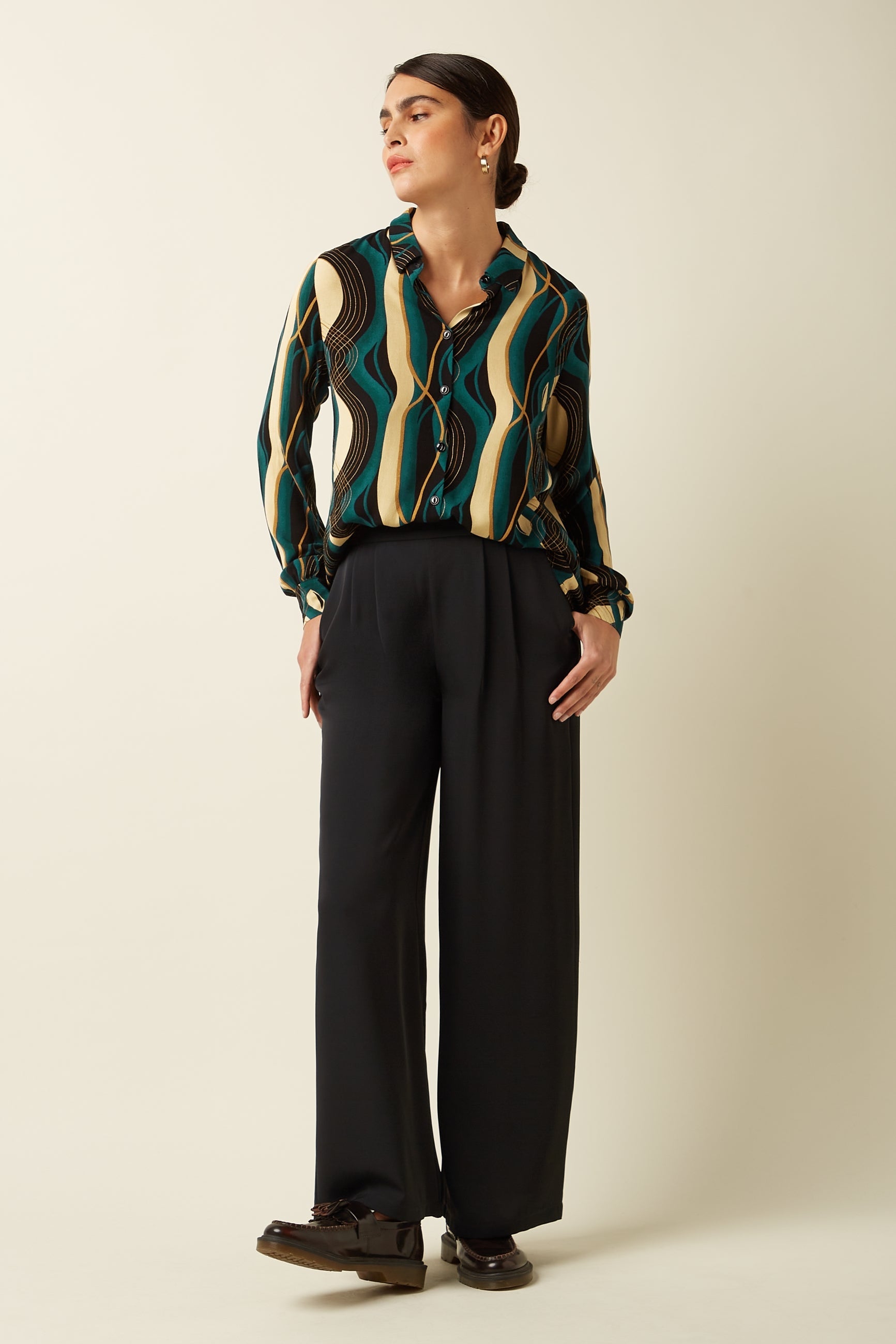 King Louie - Maisie Blouse Elysse - Black