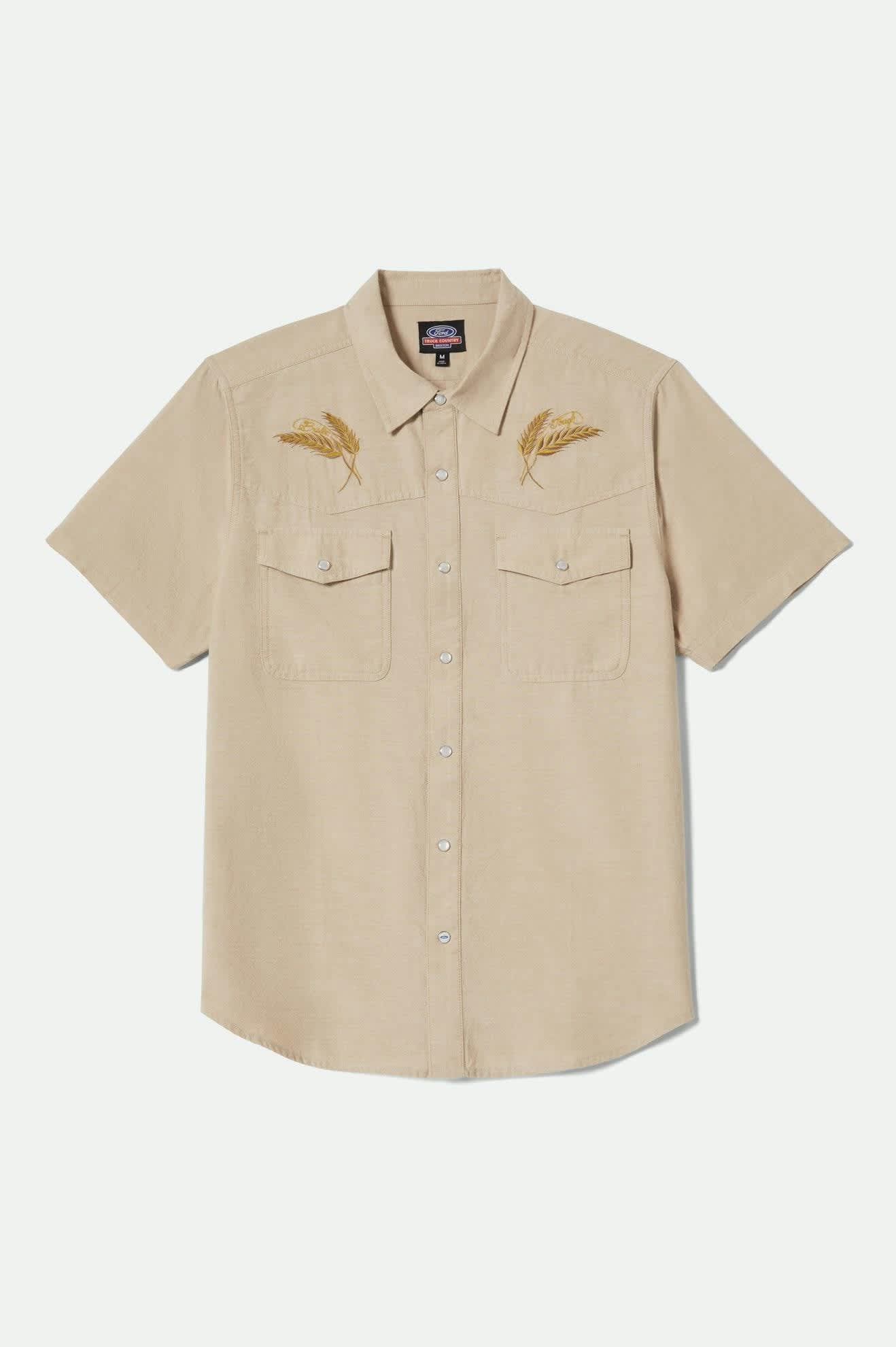 Brixton - Ford SS Western Shirt - Khaki