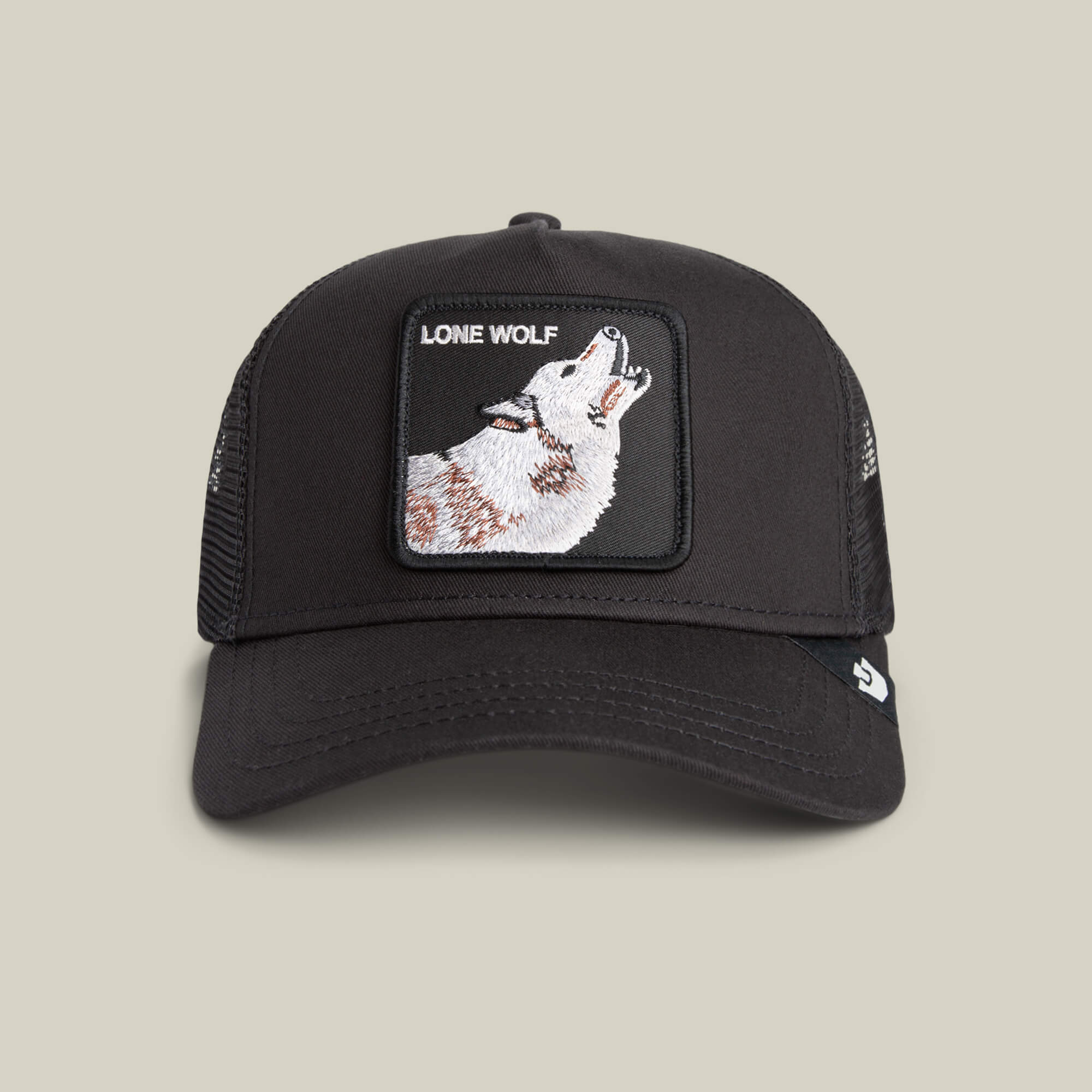 Goorin Bros - The Lone Wolf Trucker Cap - Black