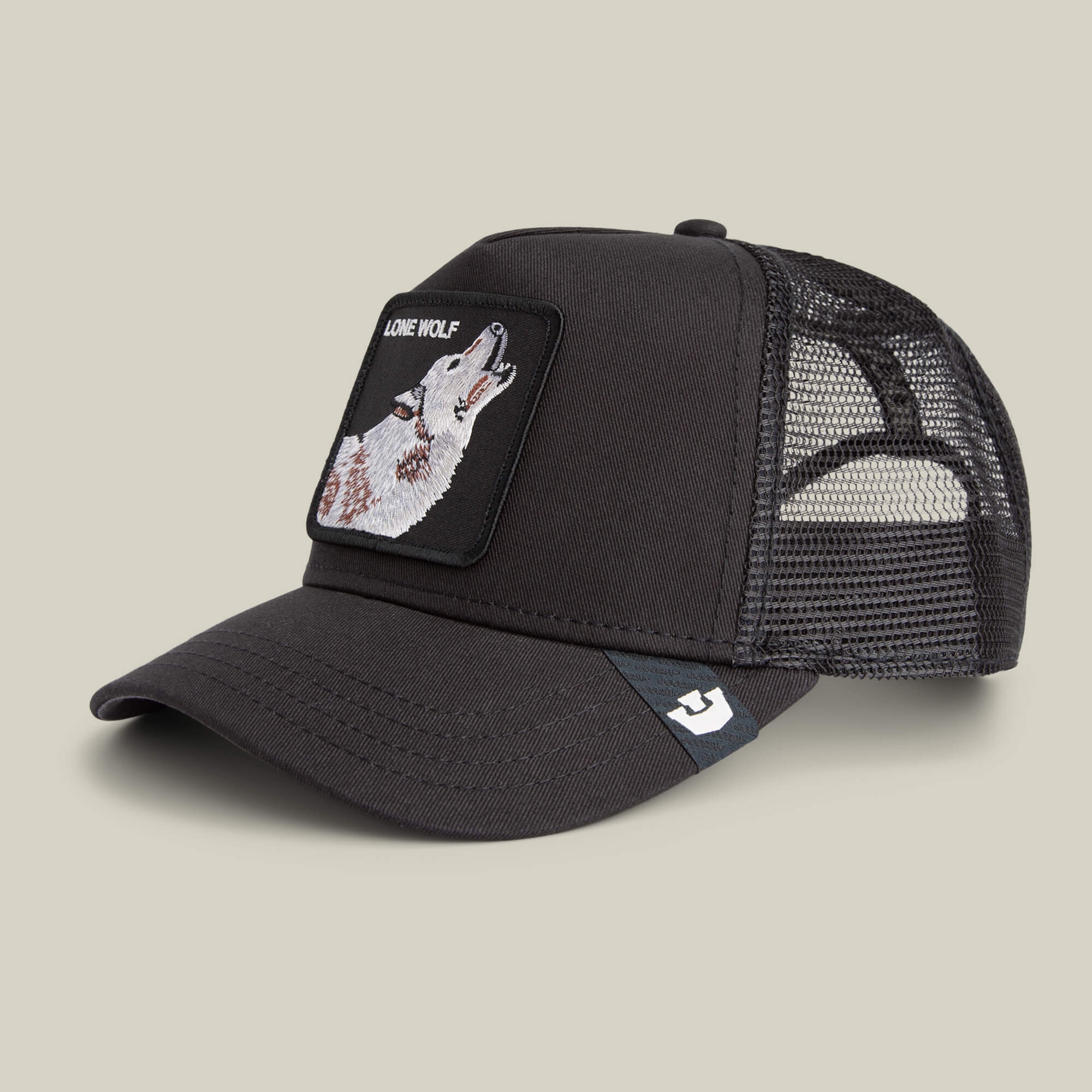 Goorin Bros - The Lone Wolf Trucker Cap - Black