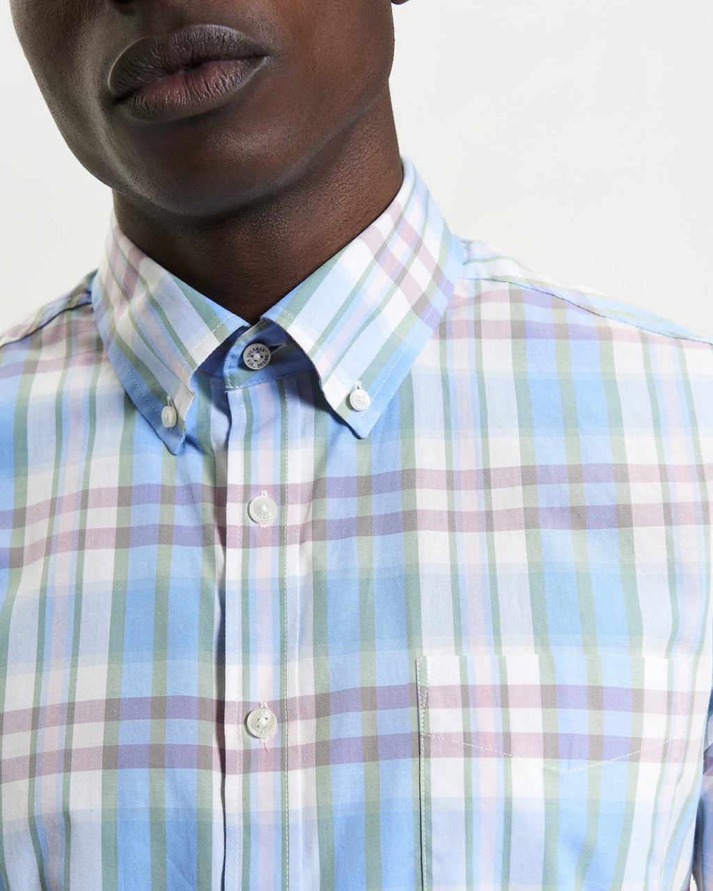 Ben Sherman - Irregular Check SS Shirt - Glacier