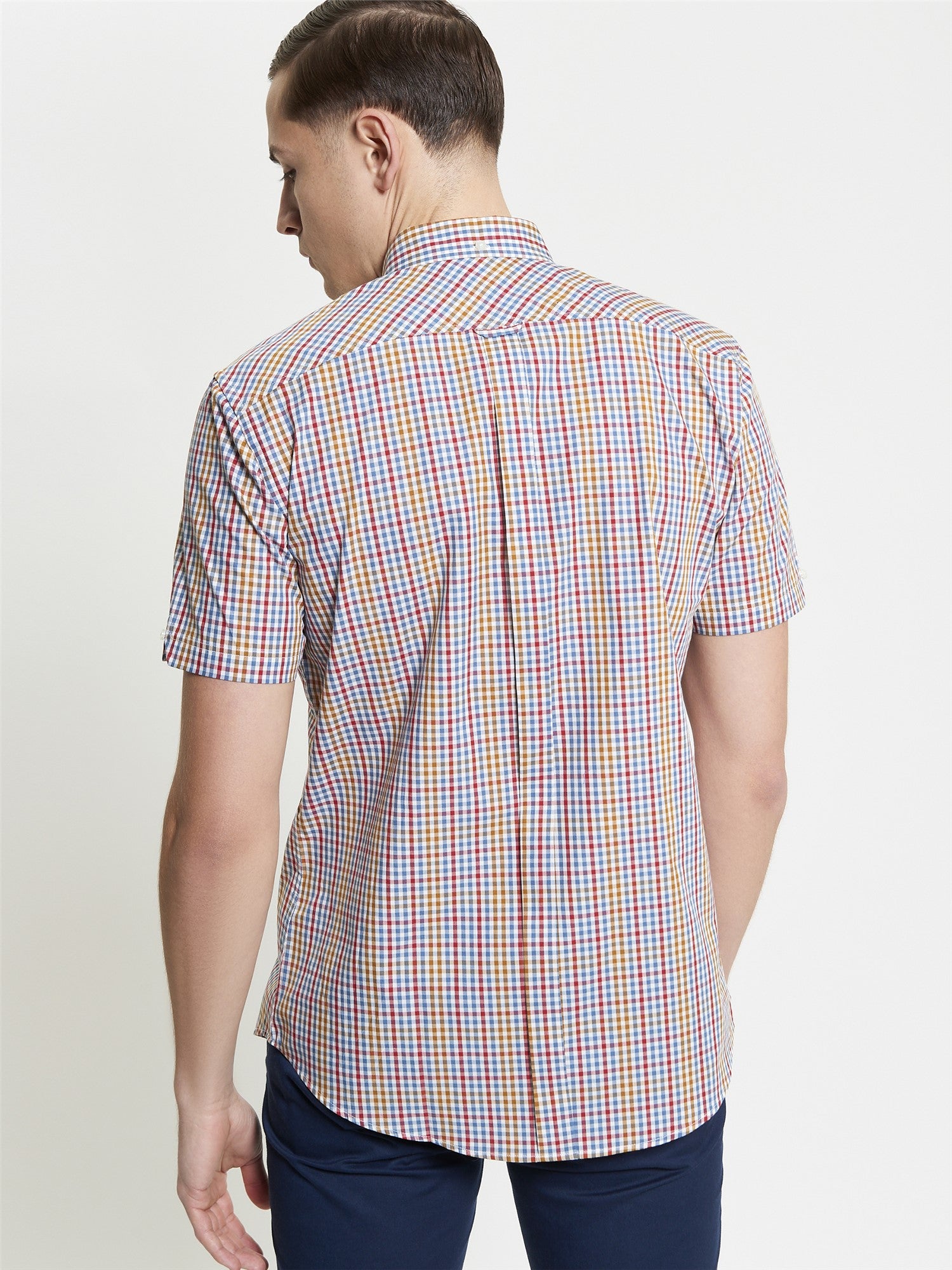 Ben Sherman - Mini Gingham SS Shirt - Snow White