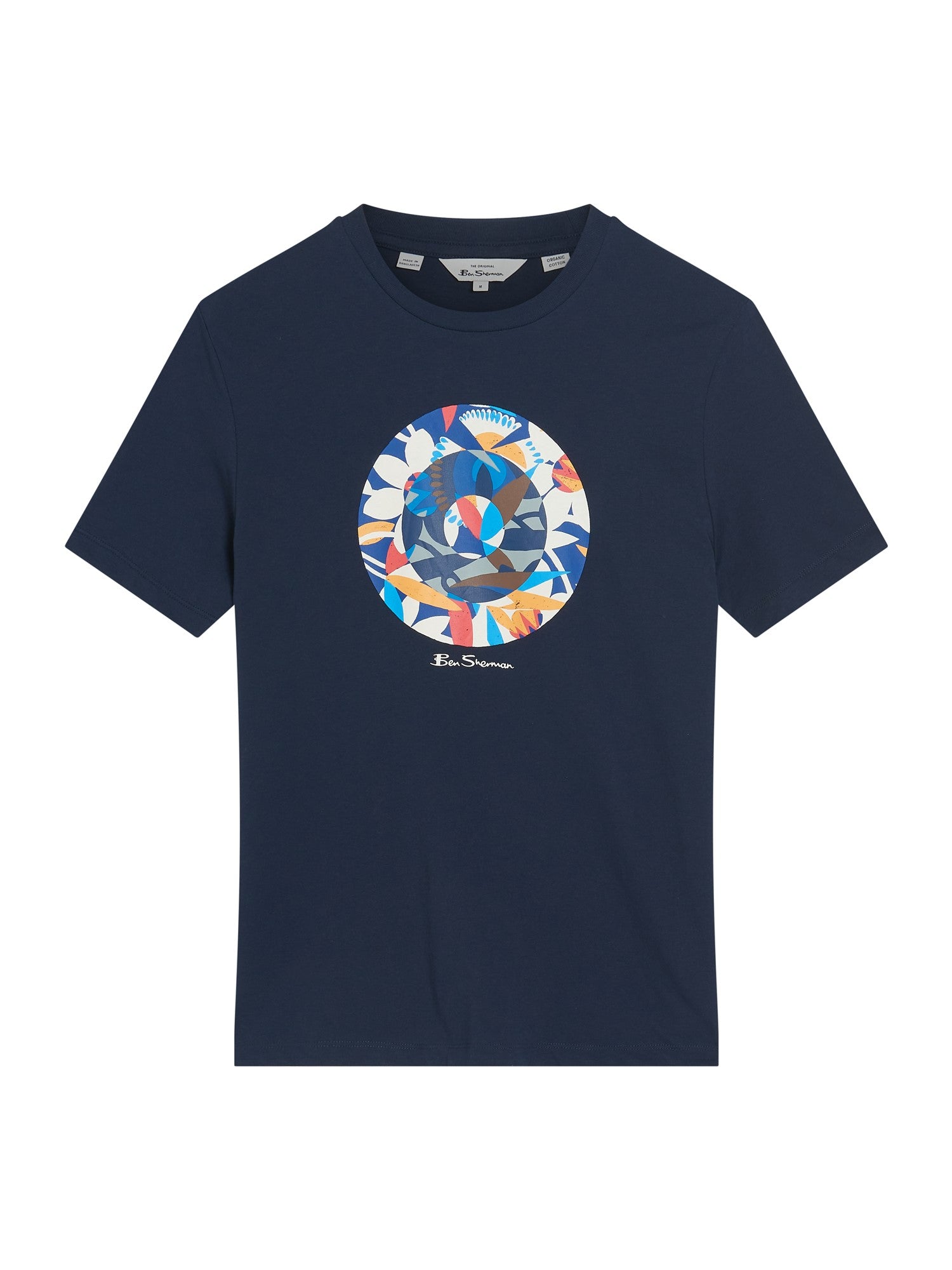 Ben Sherman - Tropical Target Tee - Dark Navy