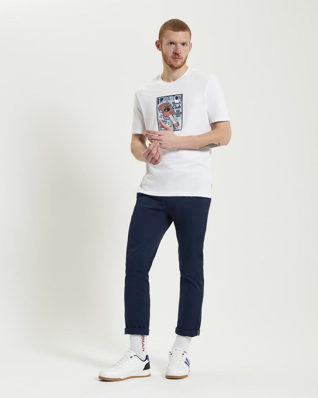 Ben Sherman - Boat Guitar Character Tee - White