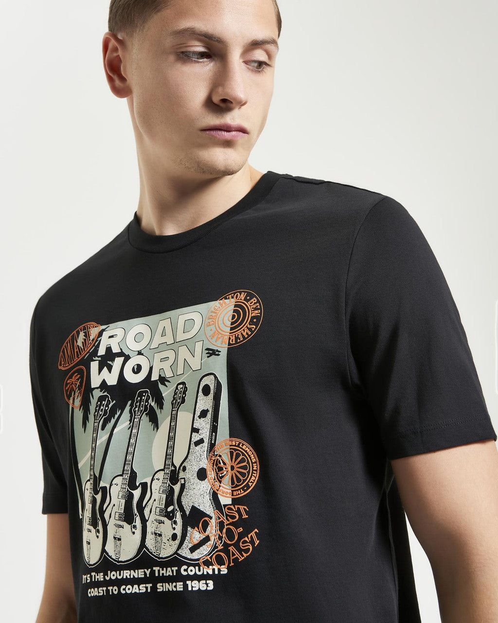 Ben Sherman - Travel Guitar Tee - Black