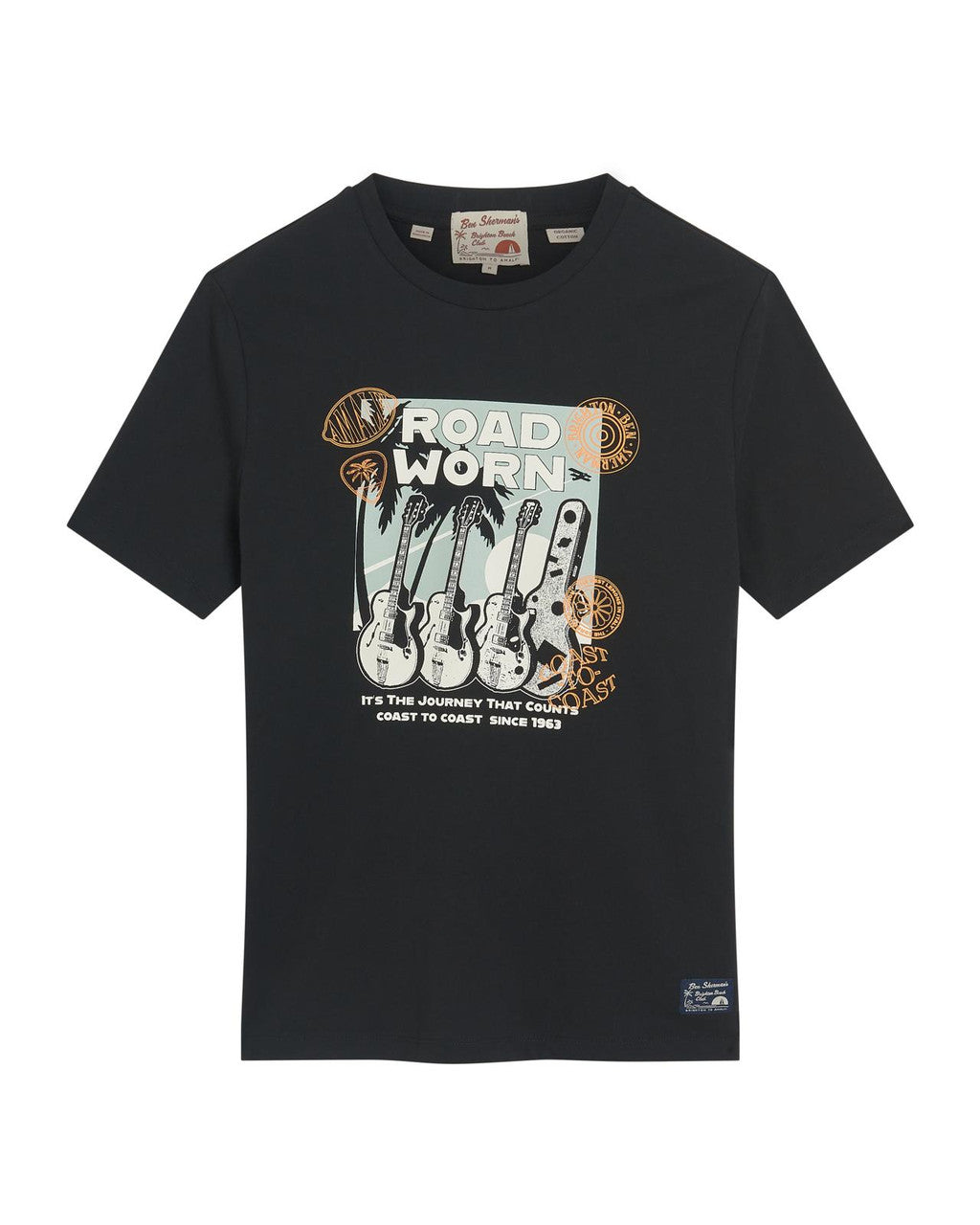 Ben Sherman - Travel Guitar Tee - Black
