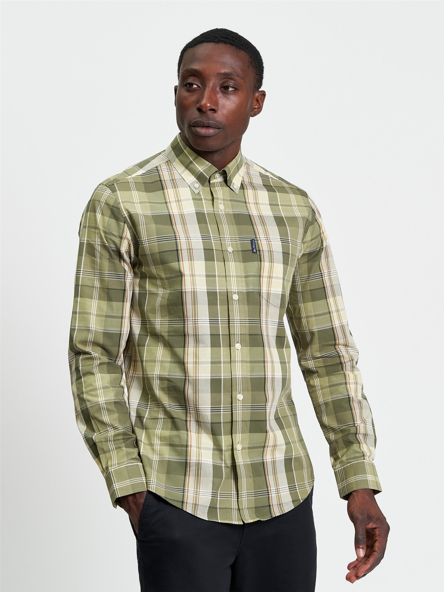Ben Sherman - Heritage Check Shirt - Litchen Green