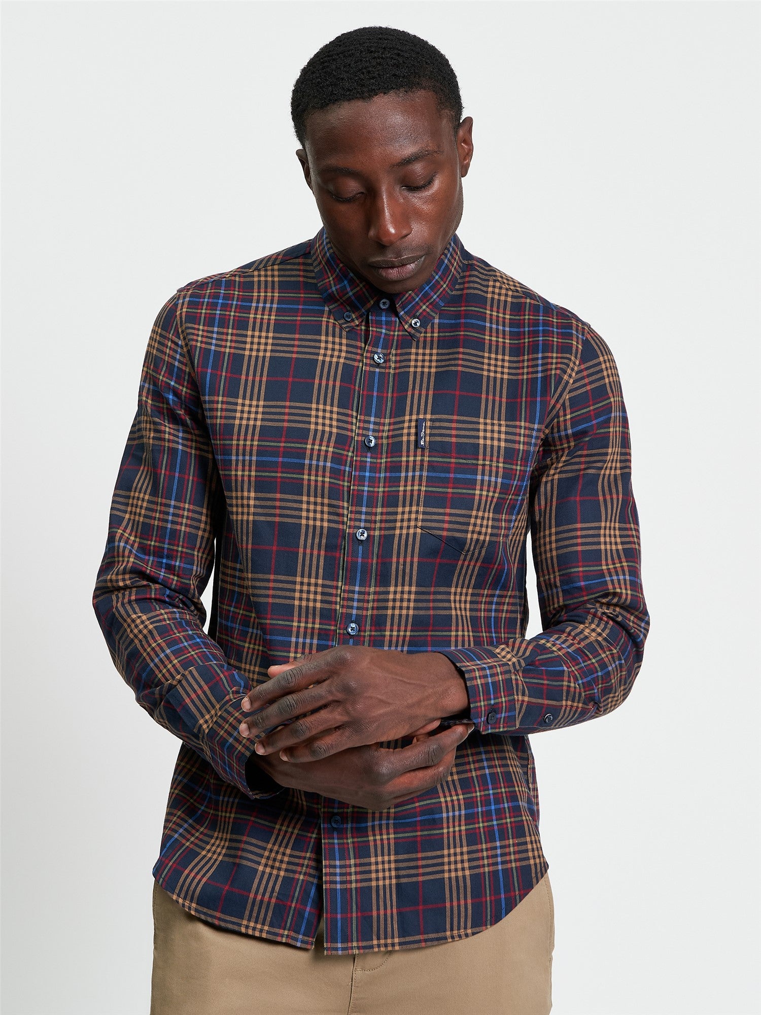 Ben Sherman - Multi Check Shirt - Dark Navy