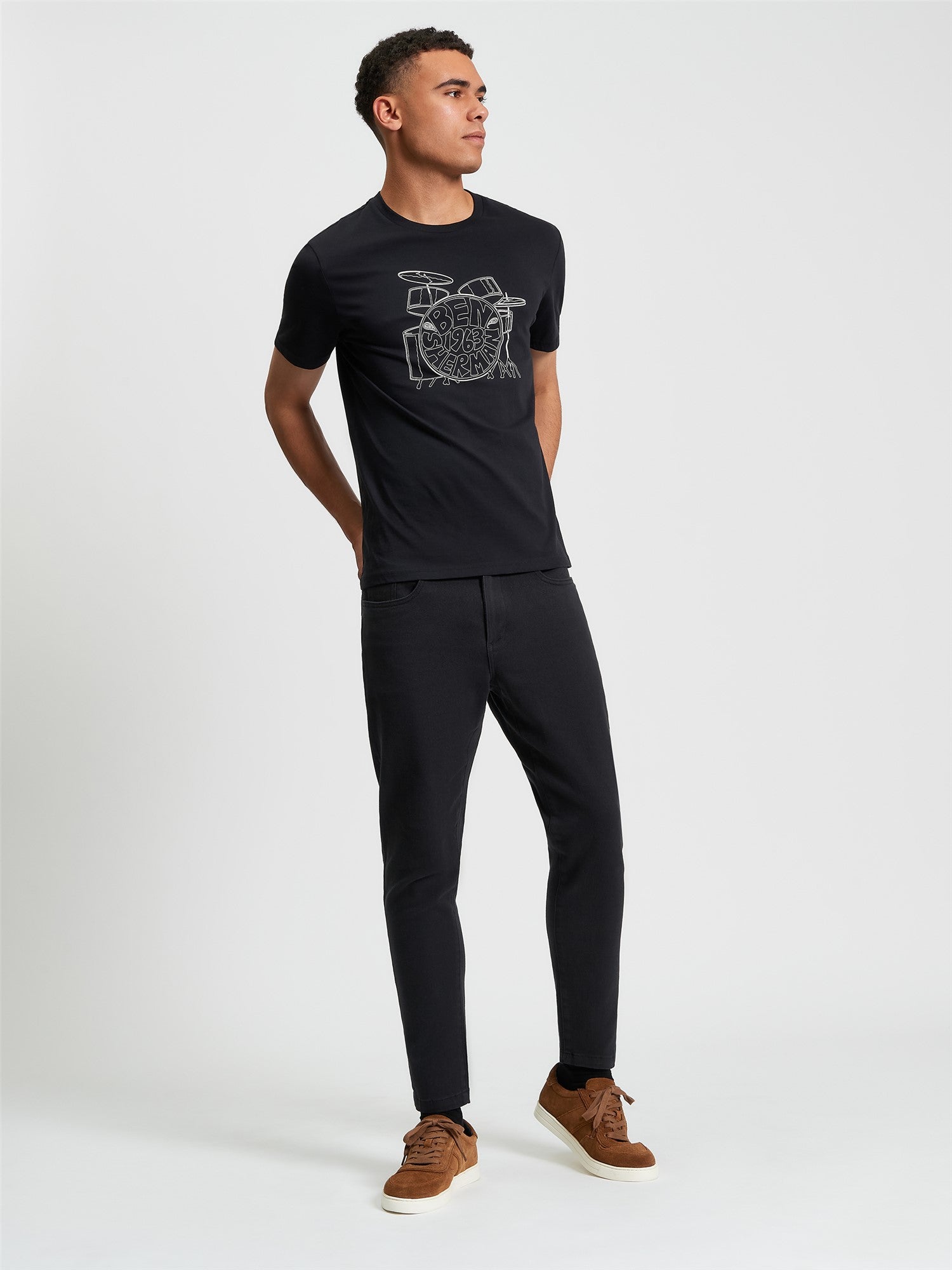 Ben Sherman - Drum Kit Tee - Black