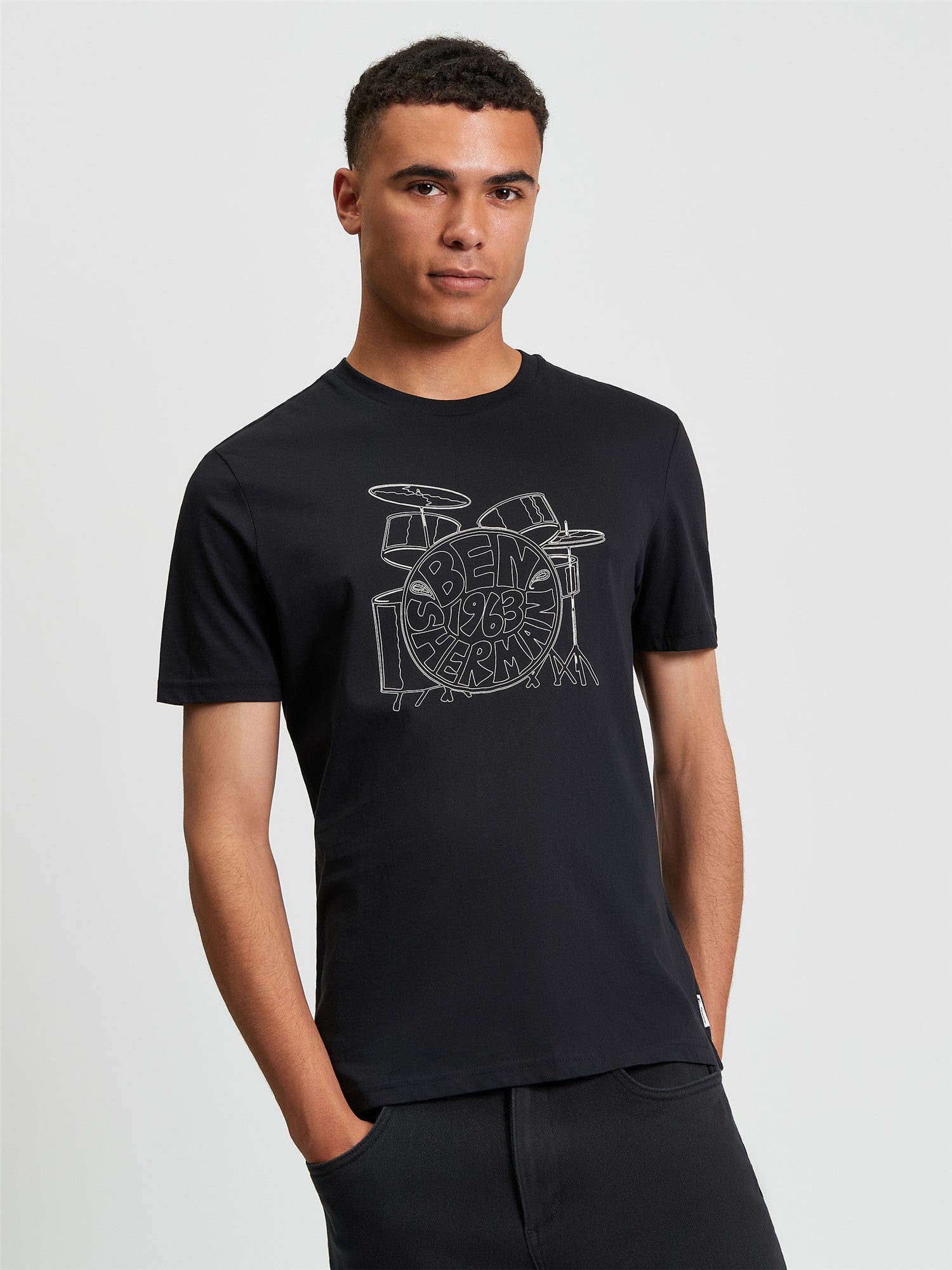 Ben Sherman - Drum Kit Tee - Black