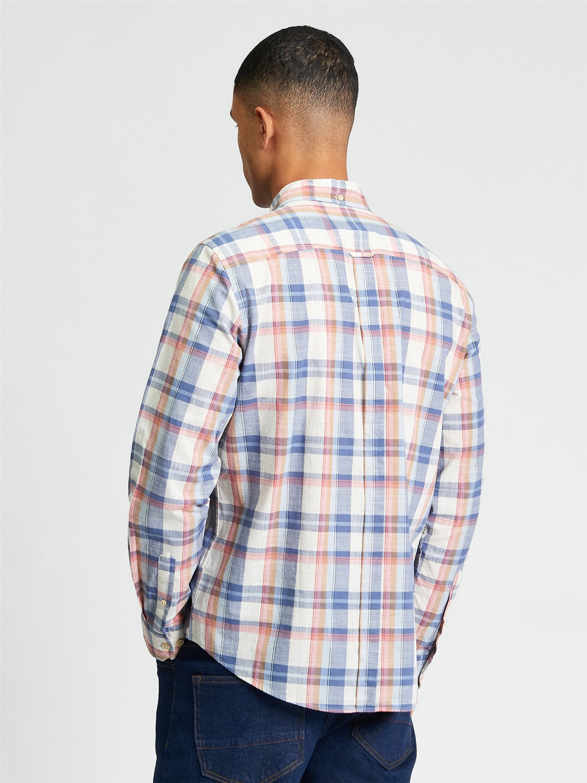 Ben Sherman - Irregular Check LS Shirt - Oyster White