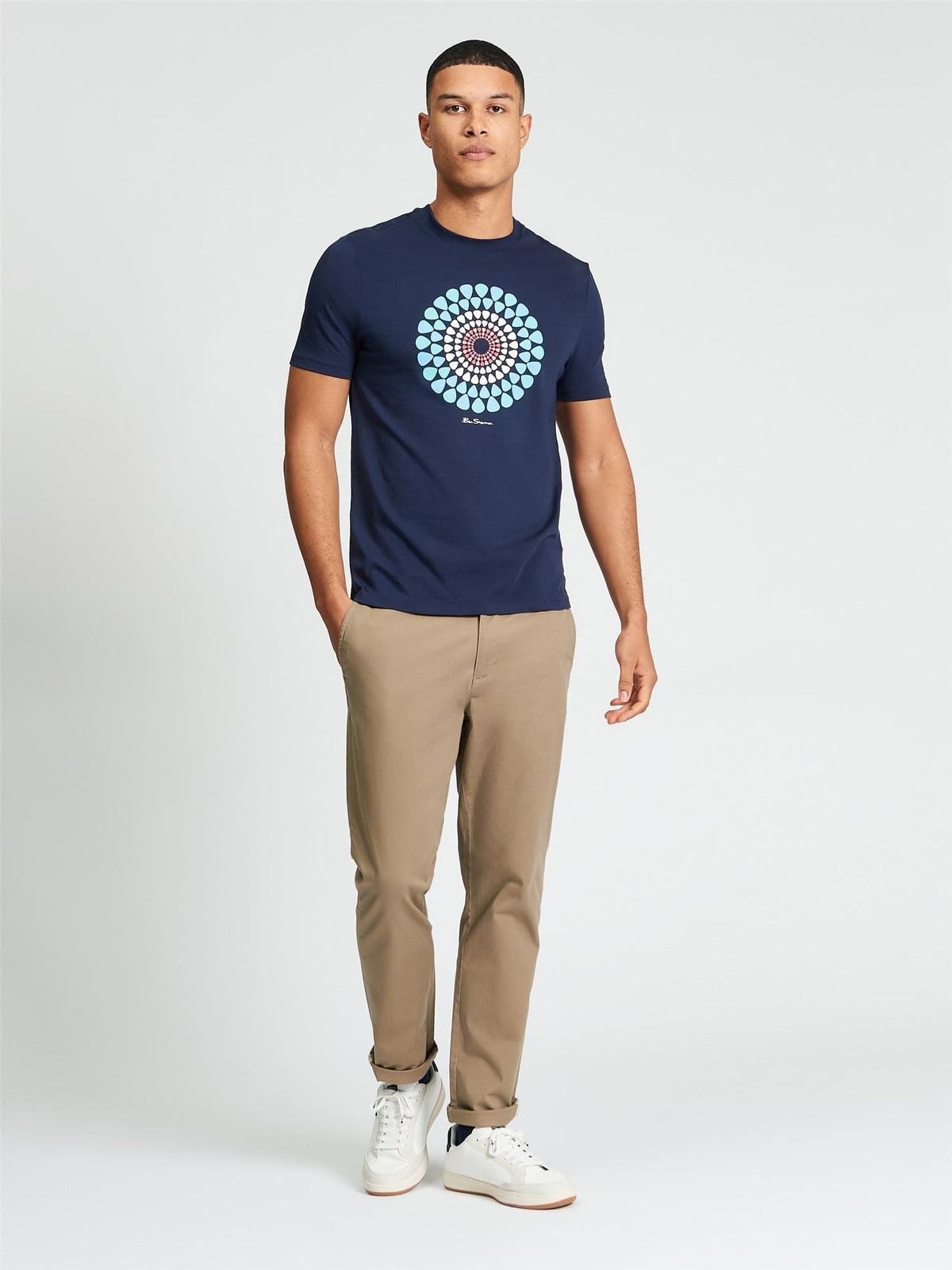 Ben Sherman - Plectrum Target Tee - Dark Navy