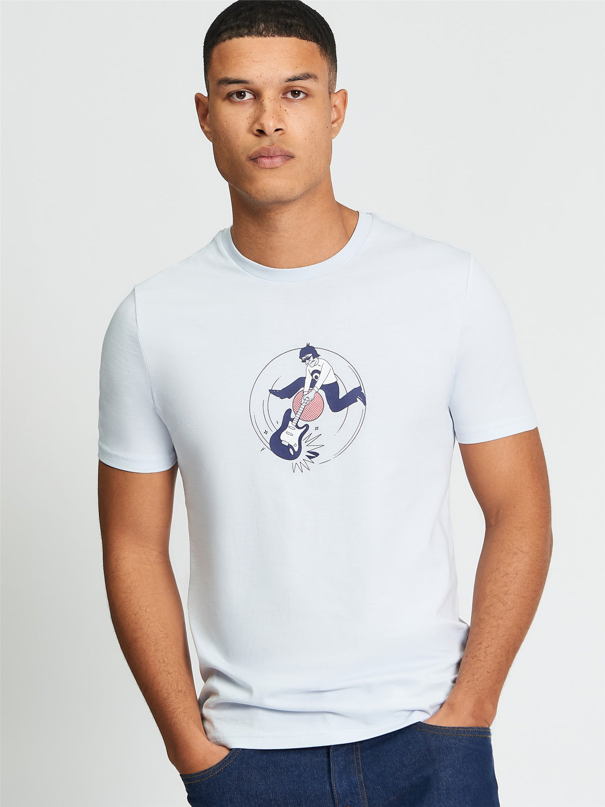 Ben Sherman - Smash Target Tee - Light Blue