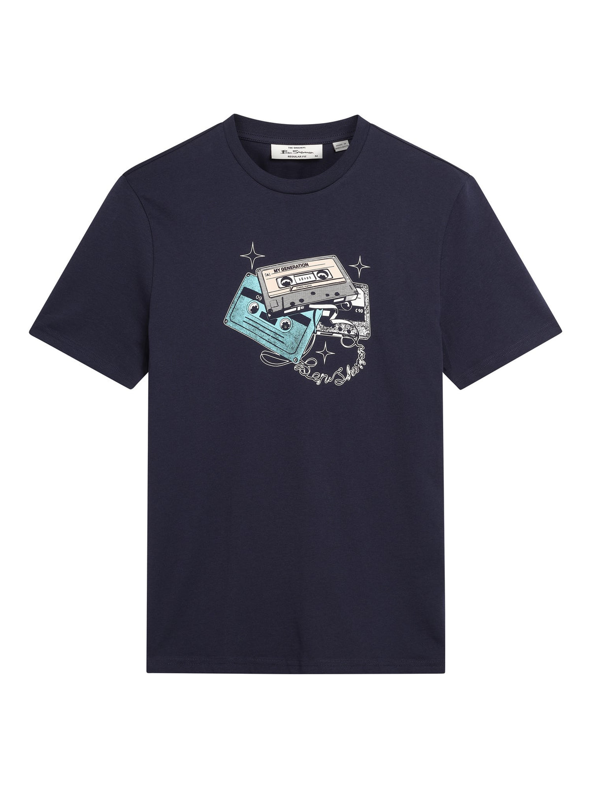 Ben Sherman - Cassette Stack Tee - Dark Navy