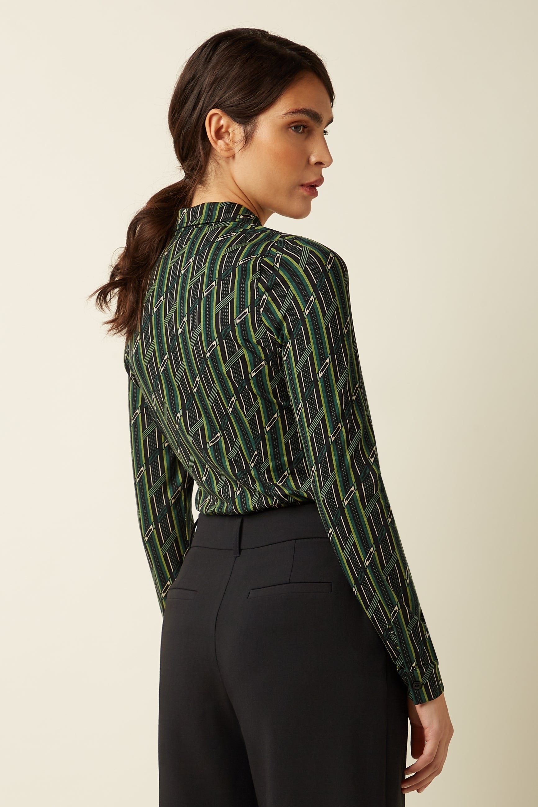 King Louie - Blouse Brina - Botanical Green