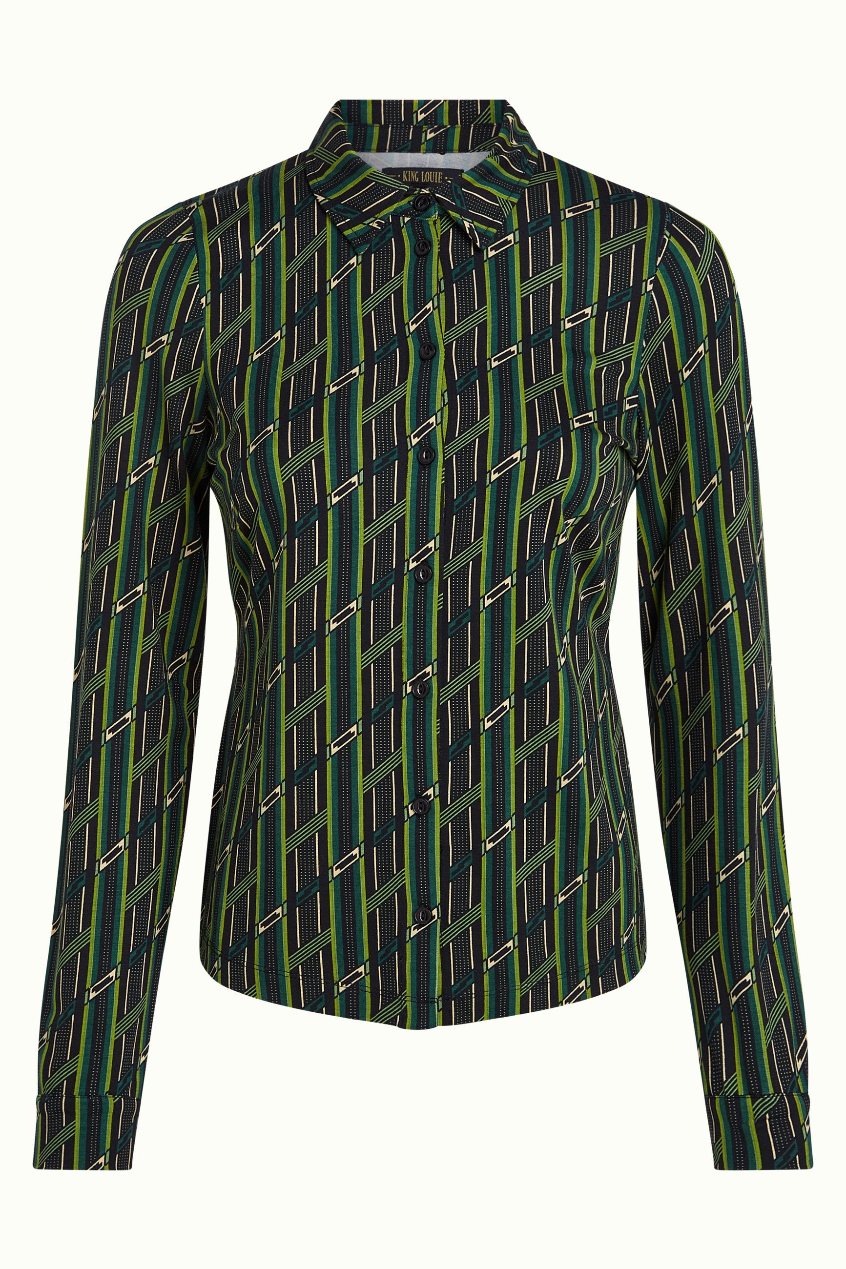 King Louie - Blouse Brina - Botanical Green