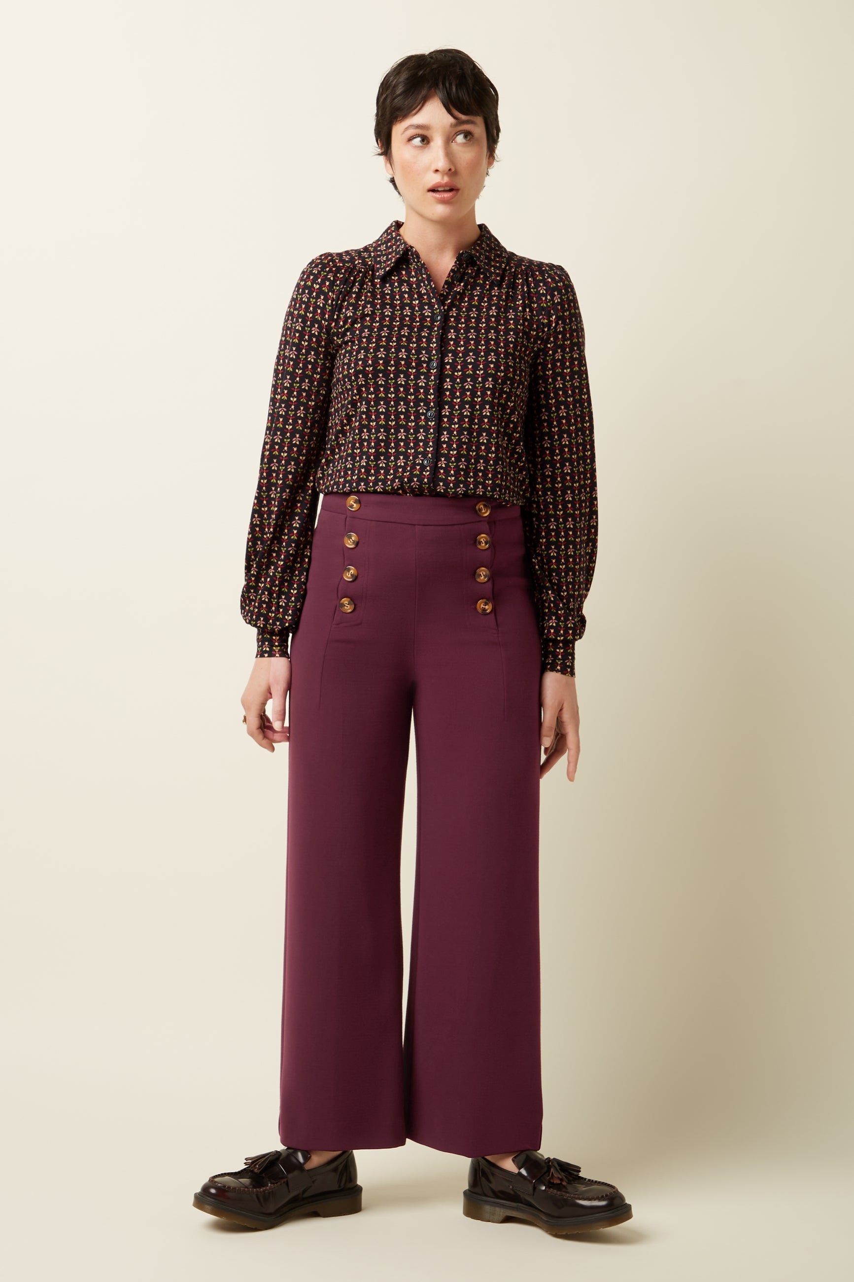 King Louie - Carina Blouse Jangle - Black