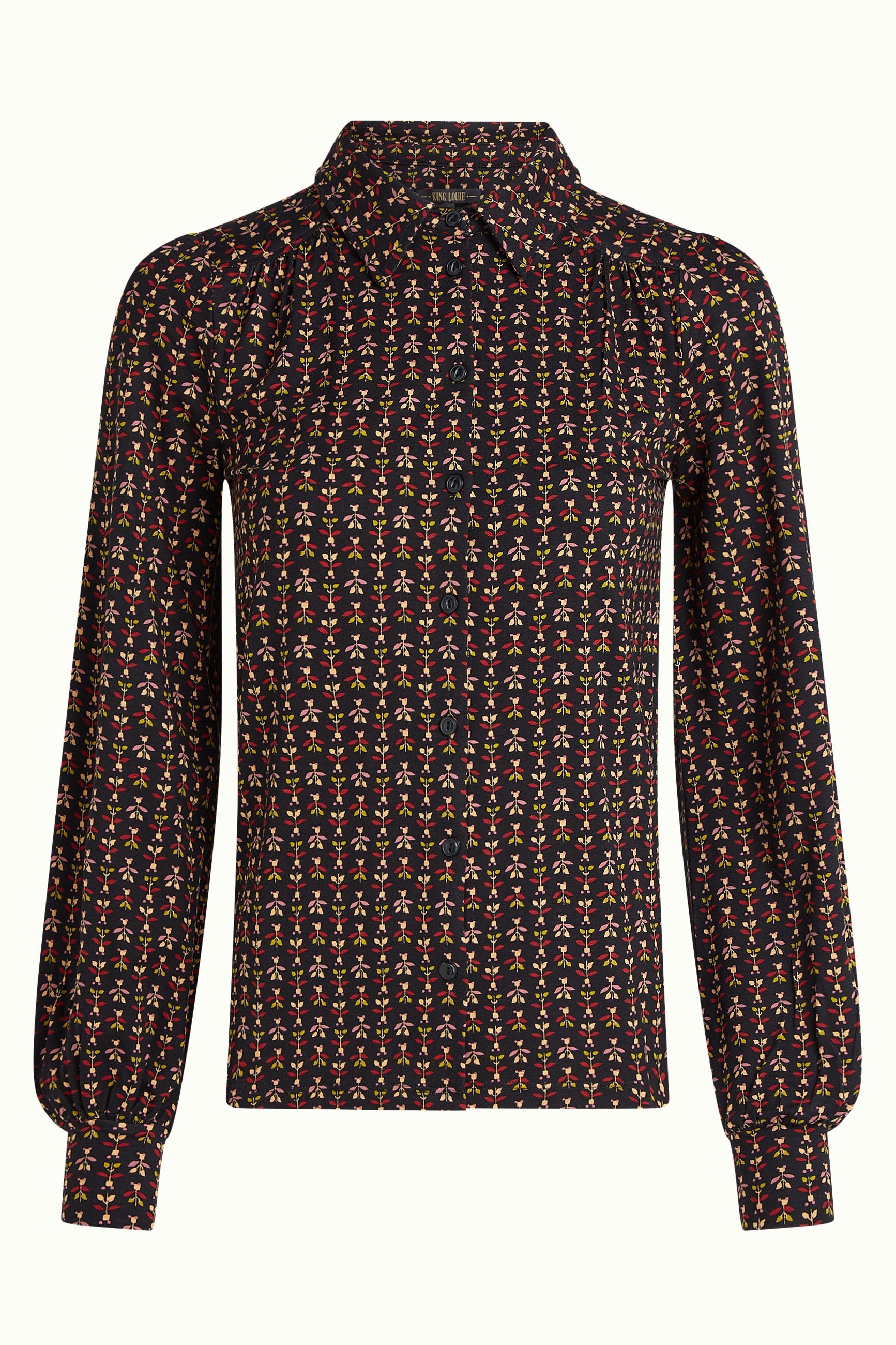 King Louie - Carina Blouse Jangle - Black