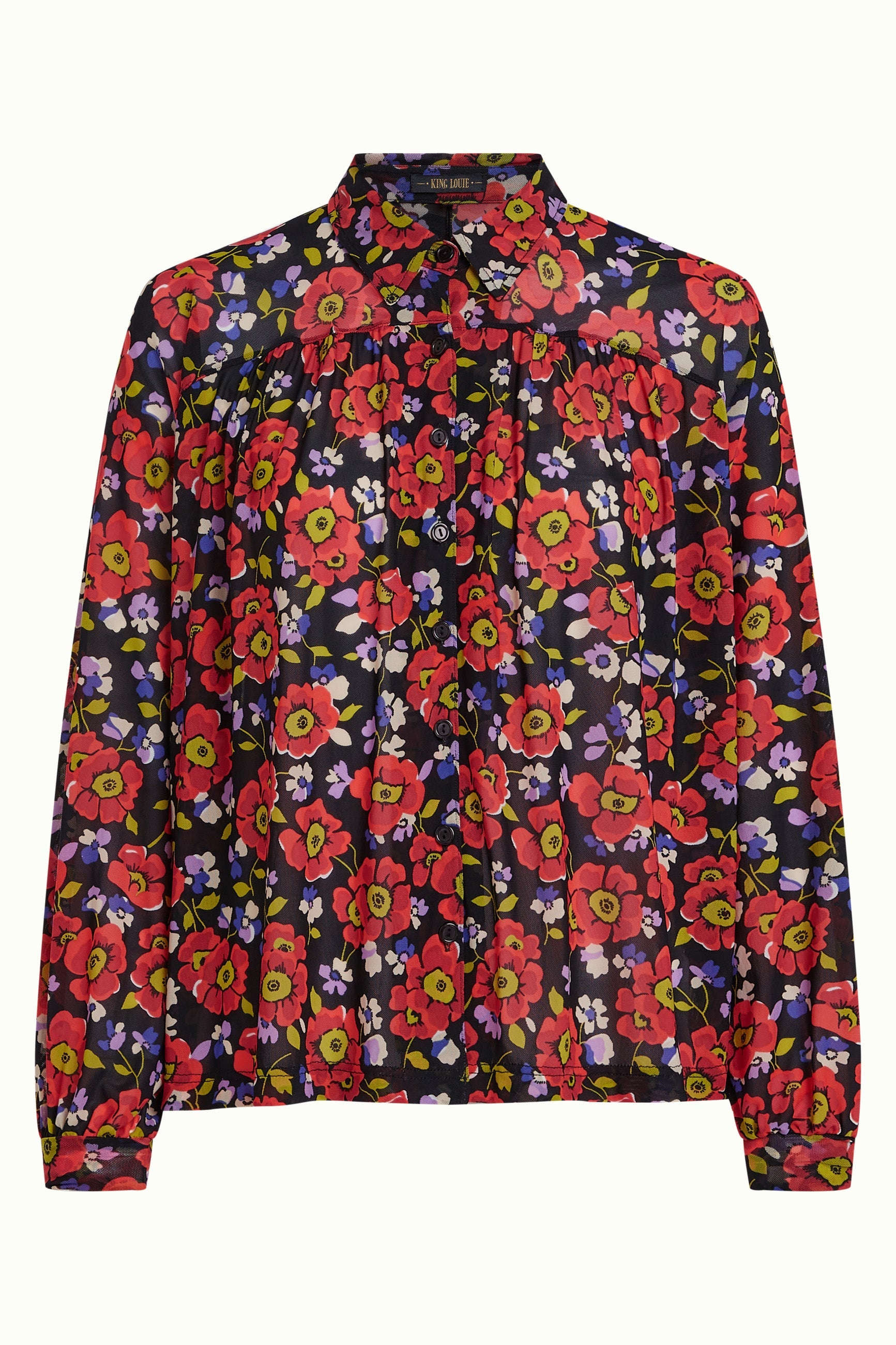 King Louie - Leila Blouse Baia - Black