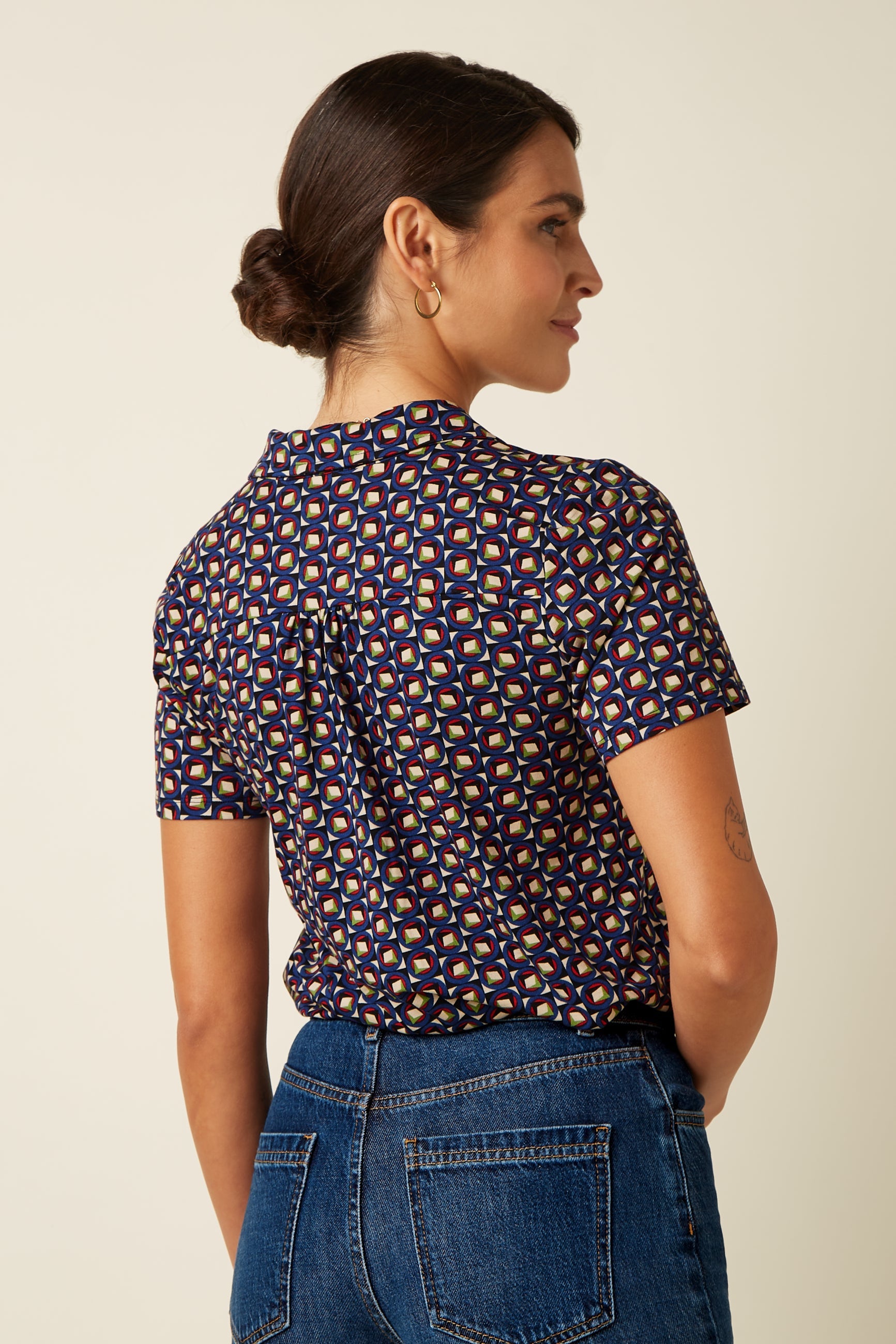 King Louie - Maisie Blouse Fifi - Mazarine