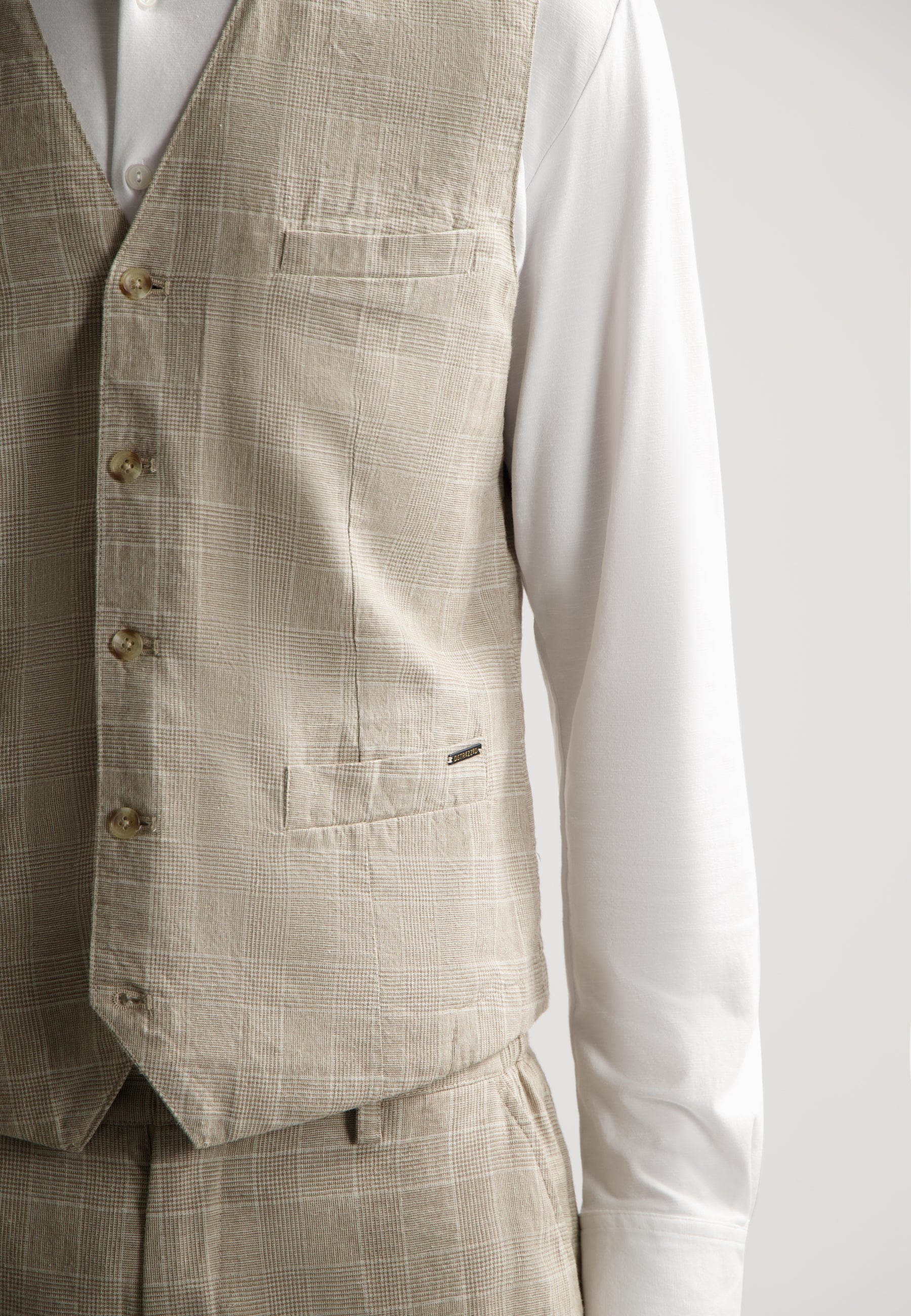 Dstrezzed - Dennys Waistcoat - Timber Wolf