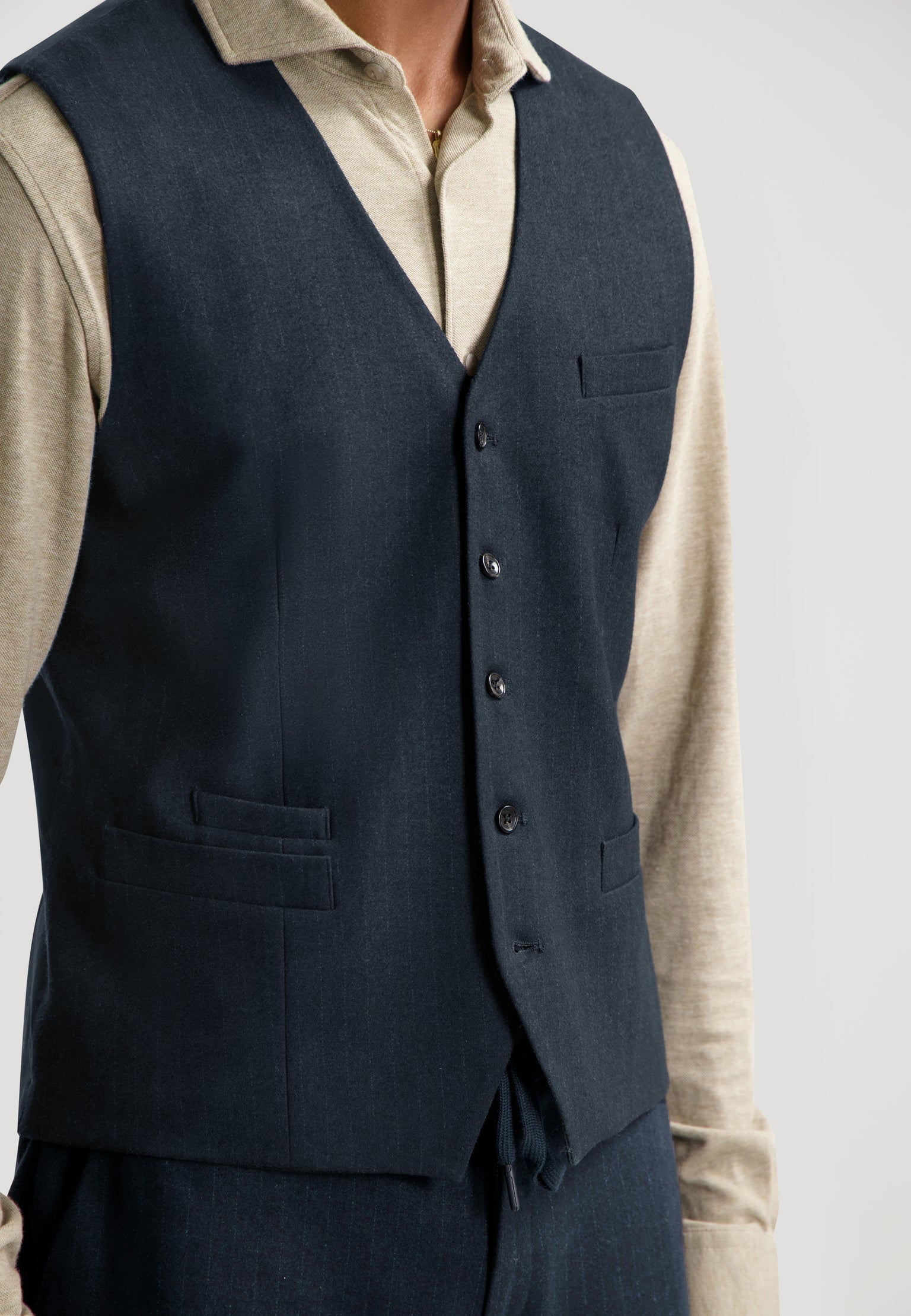Dstrezzed - Roux Waistcoat - Dark Navy
