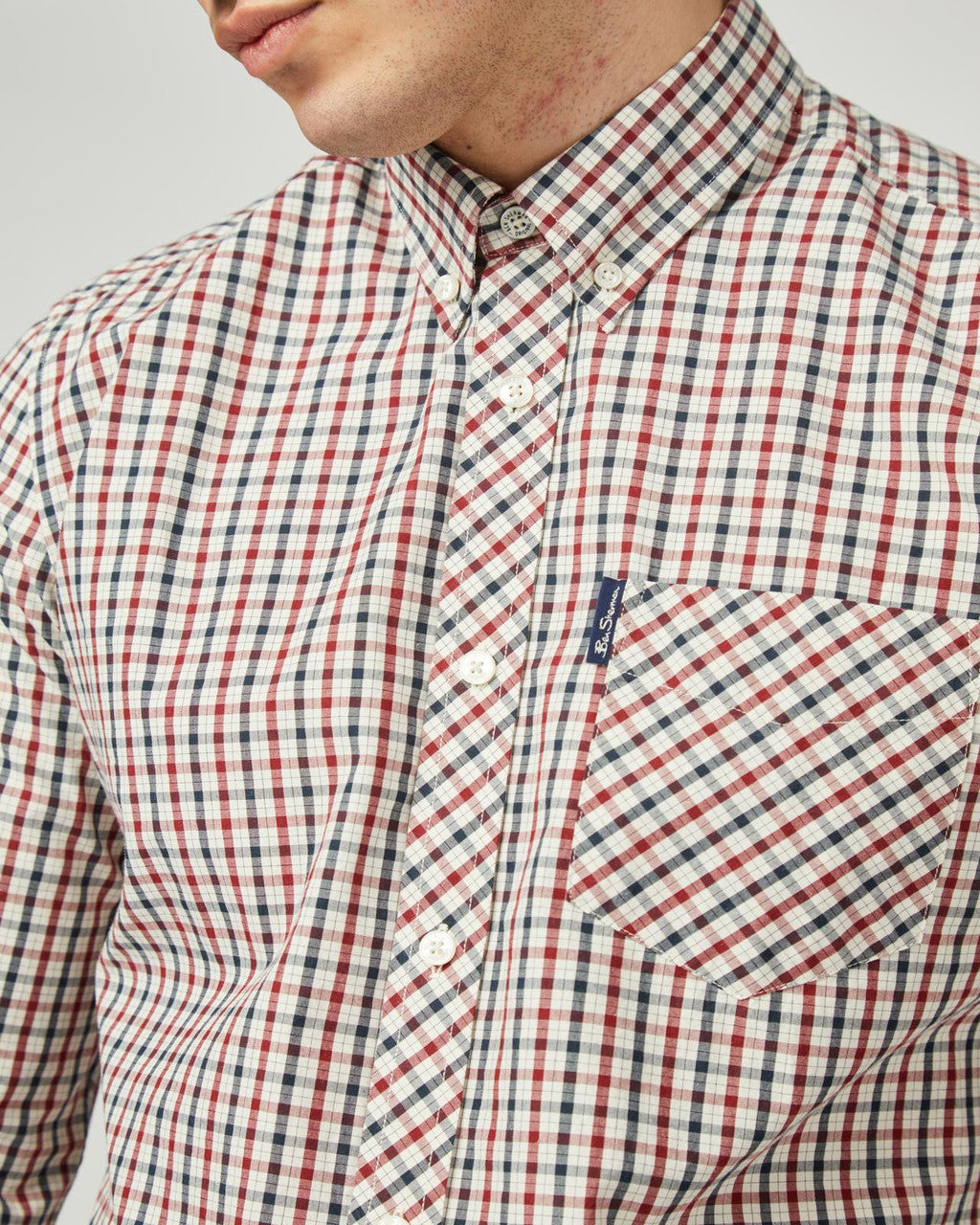Ben Sherman - Signature House Check LS Shirt - Red