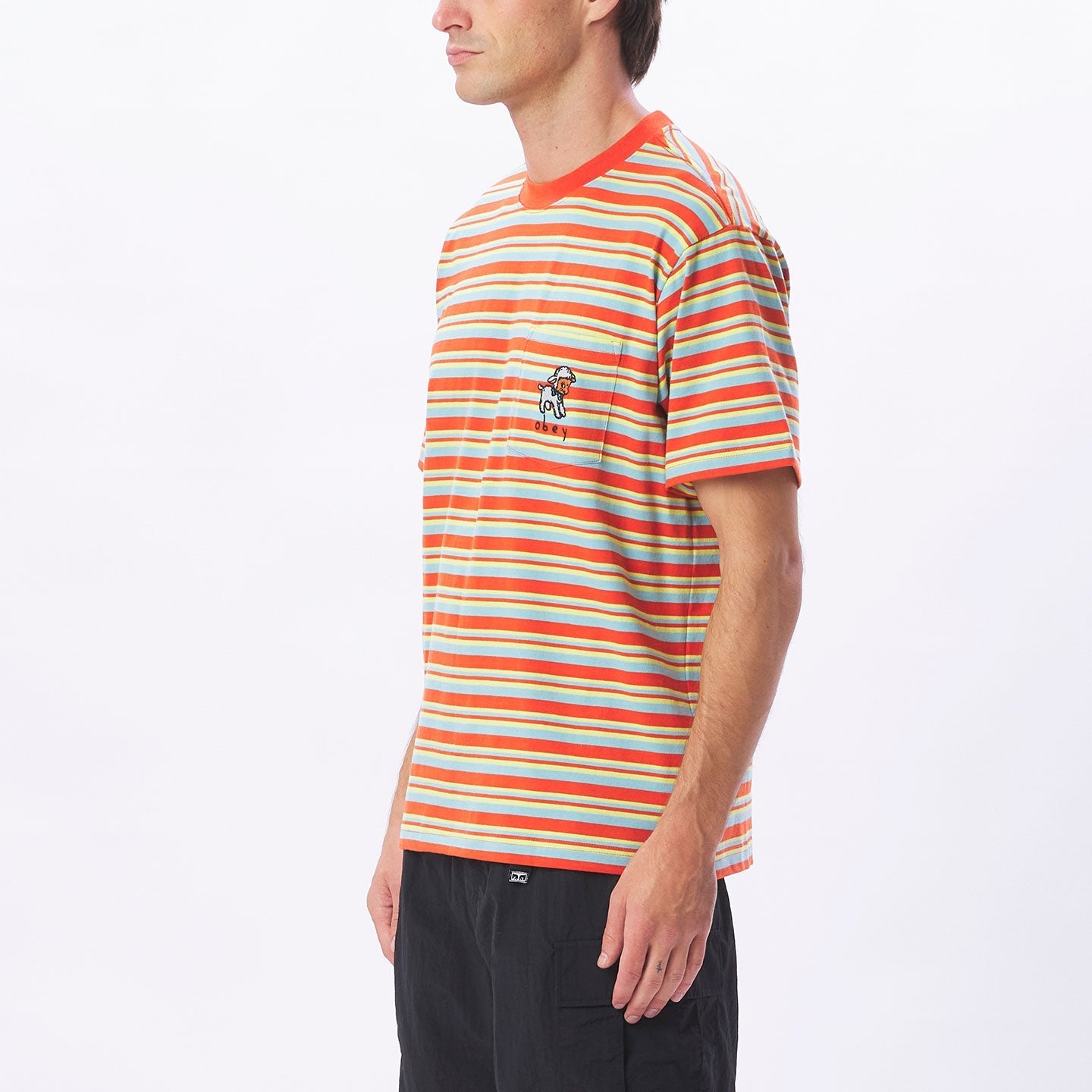 Obey - Doe Pocket SS Tee - Rooibos Multi
