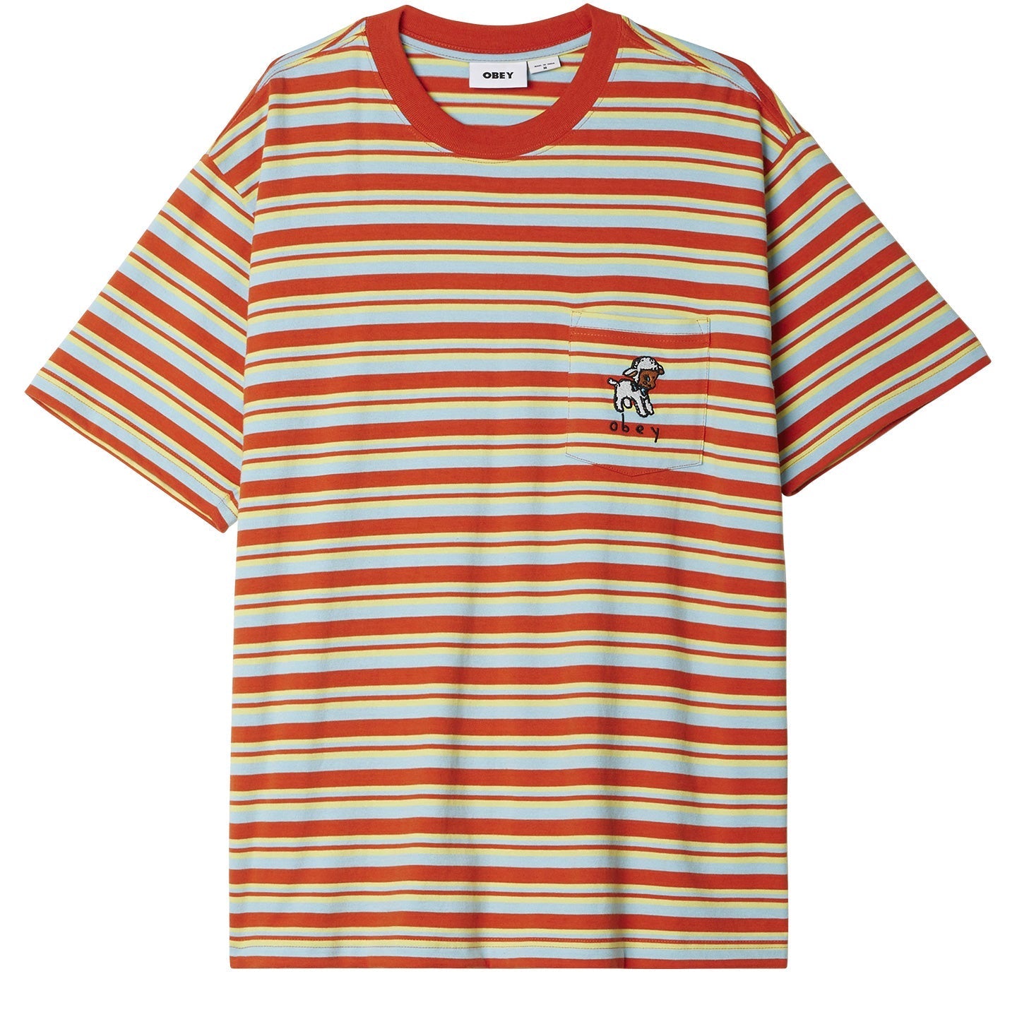 Obey - Doe Pocket SS Tee - Rooibos Multi